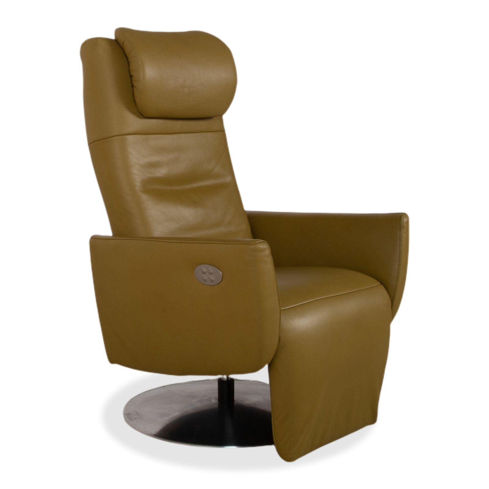Fauteuil Koinor Seneca en cuir vert, fonction électr. photo for sale