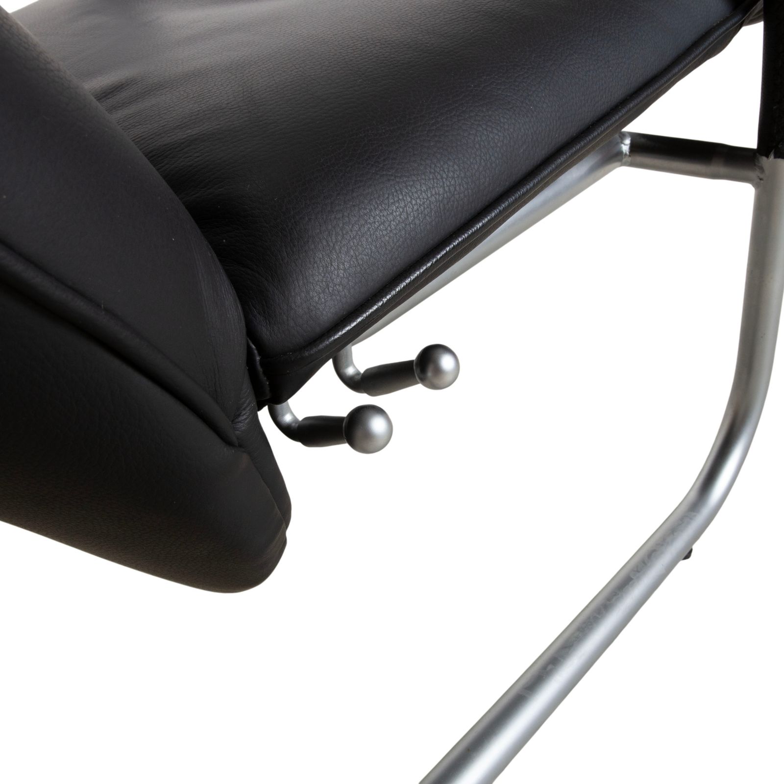 photo for sale Fauteuil relax Franz Fertig Fino en cuir noir, fonction manuelle d'inclinaison