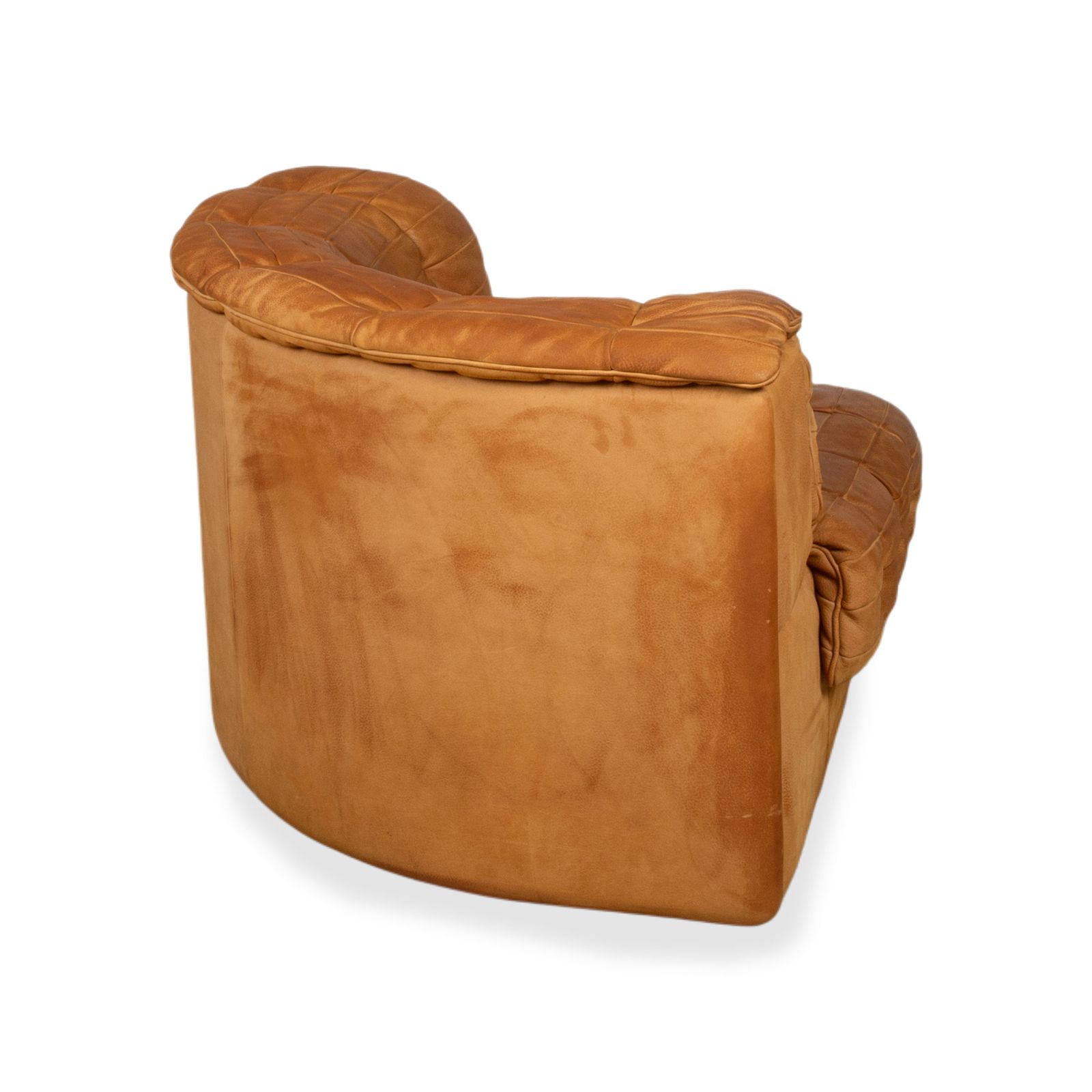 Meubels De Sede DS-11 Leather Armchair Brown Caramel Vintage photo