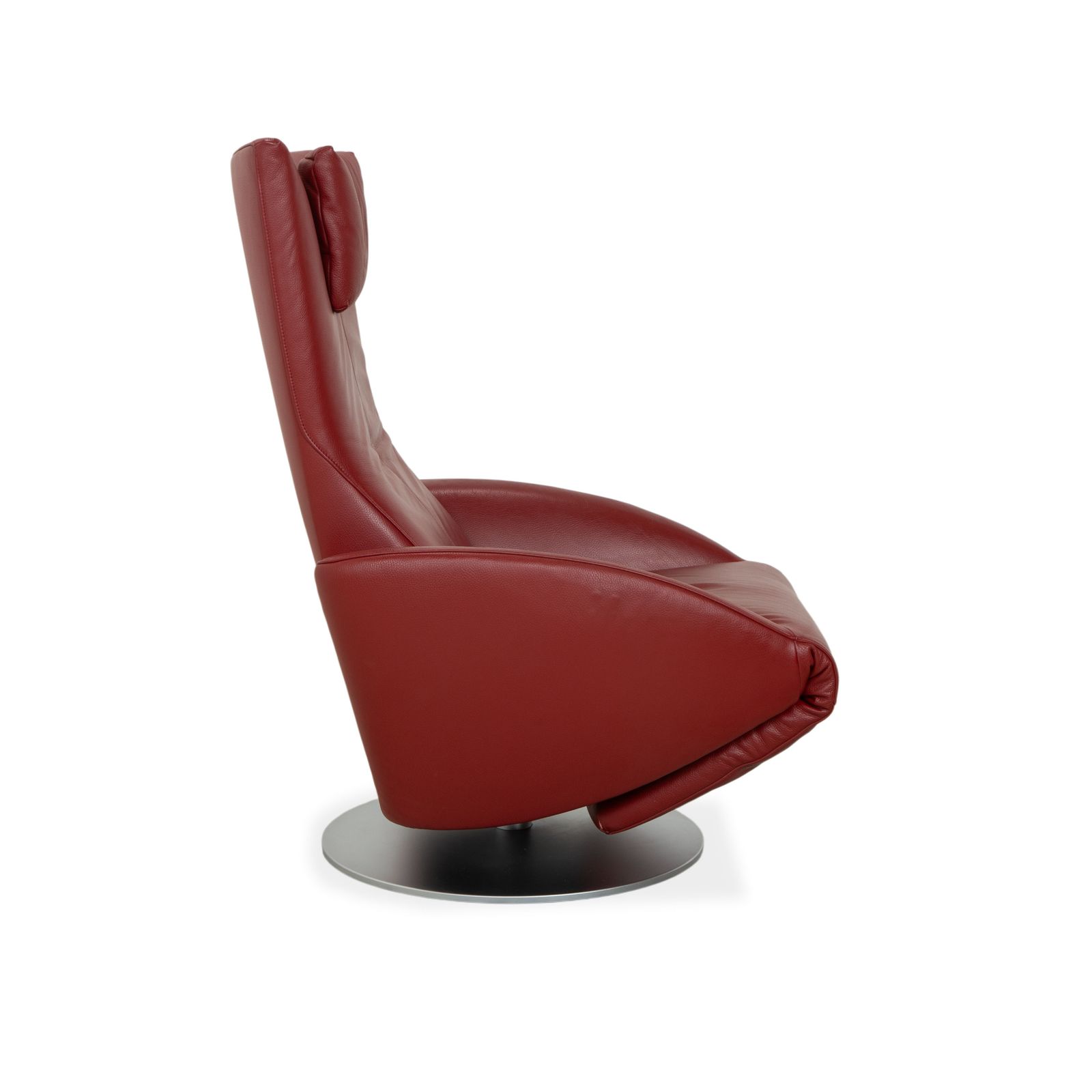 photo furniture Fauteuil FSM Mate en cuir rouge, fonction électrique