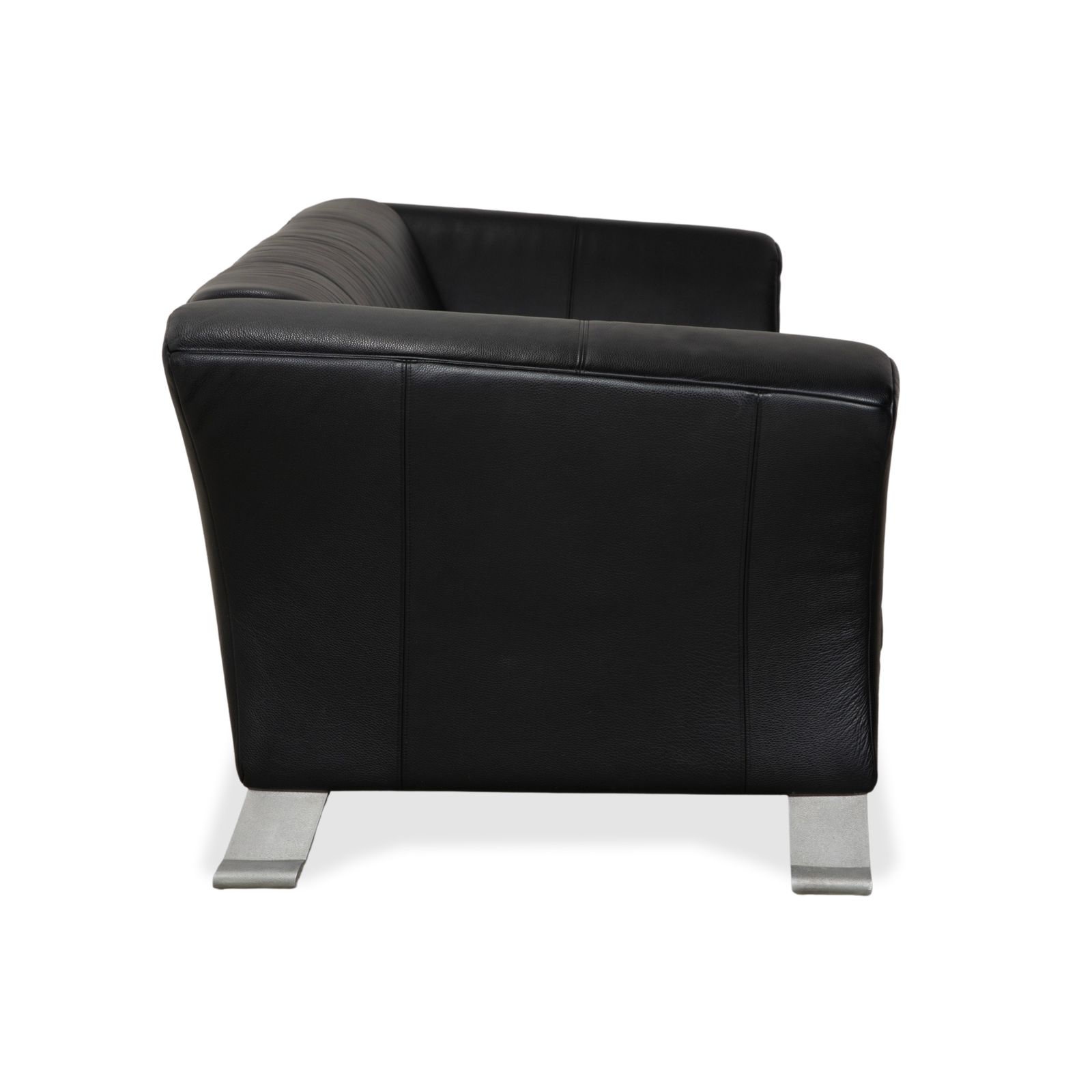 Mobilier Canapé 3 places Rolf Benz 322 en cuir noir photo