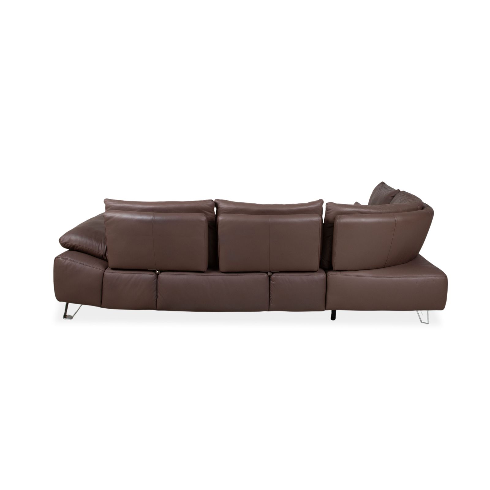 photo for sale Musterring Mr680 Leather Corner Sofa Brown Manual Function