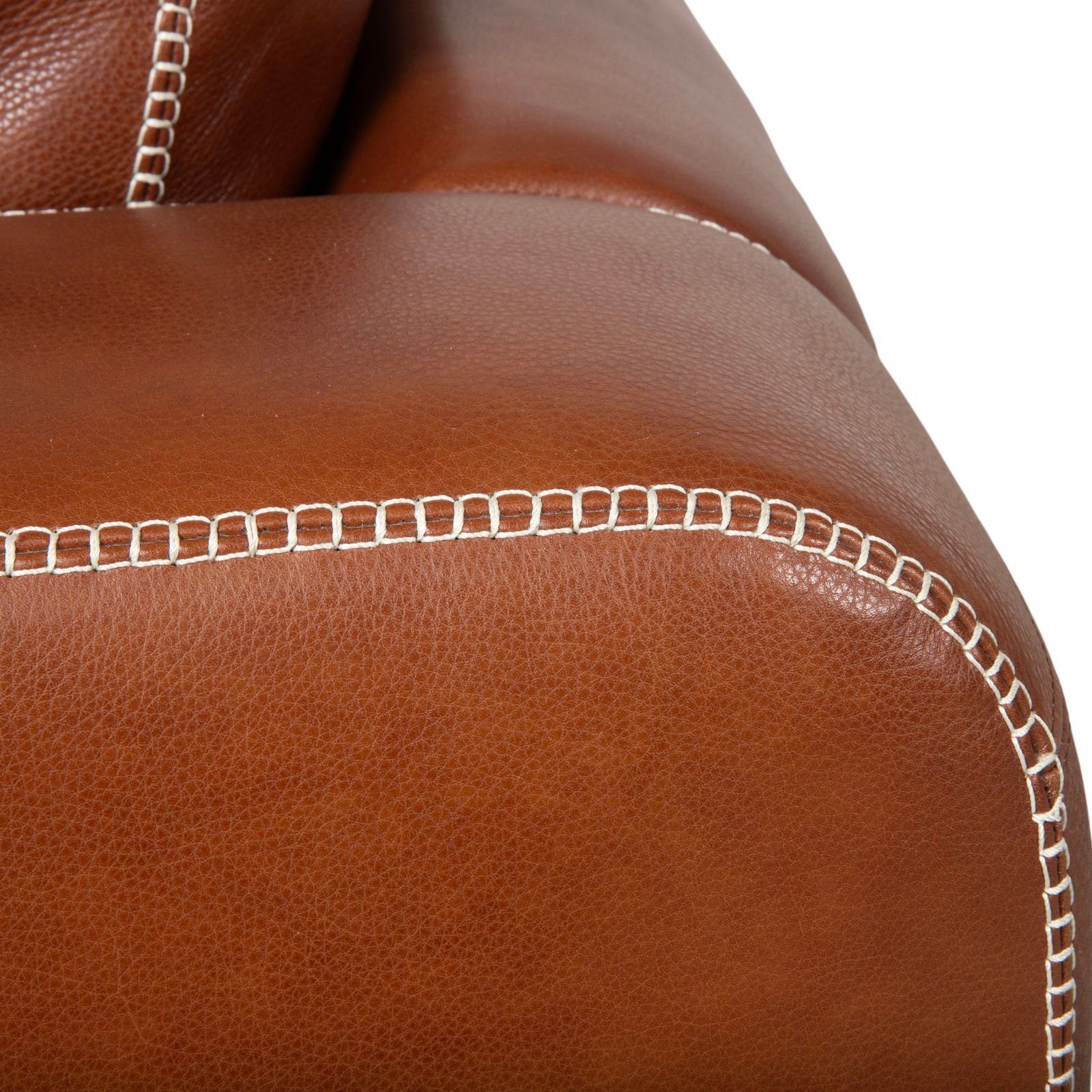 Machalke Valentino Leather Sofa Brown Three Seater photo vinterior