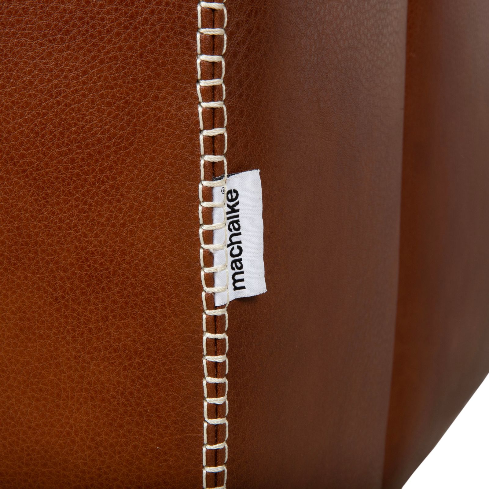 photo furniture Machalke Valentino Leather Sofa Brown Three Seater