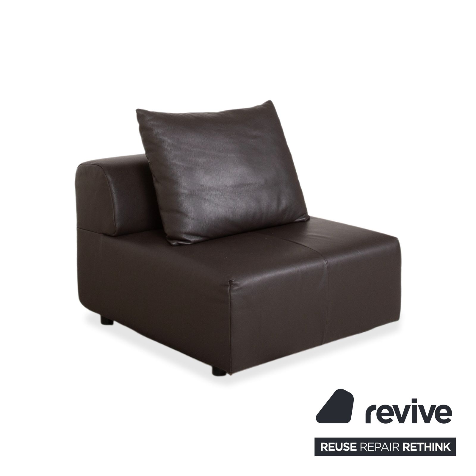 Rolf Benz Freistil 185 Leather Armchair Brown photo Furniture
