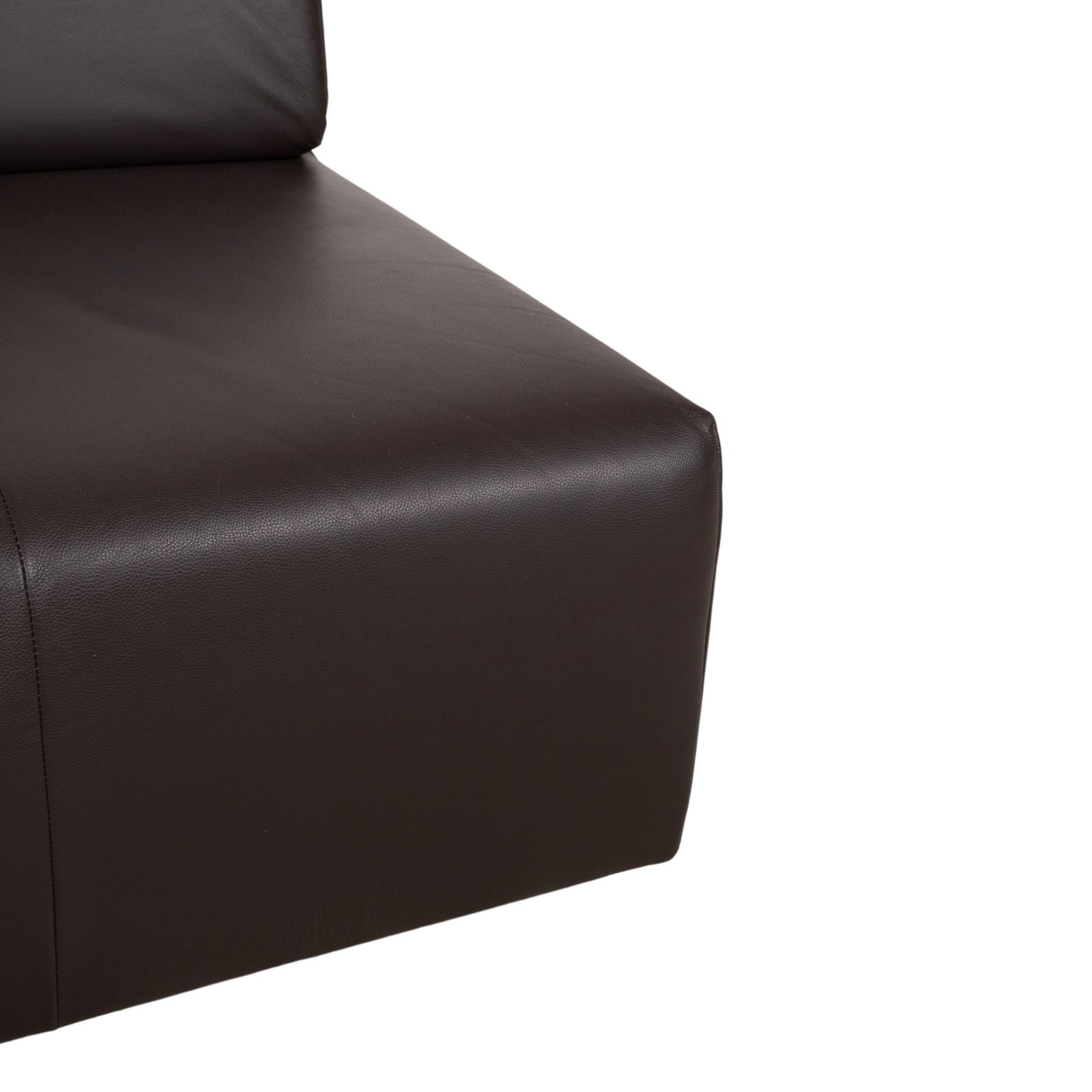 Rolf Benz Freistil 185 Leather Armchair Brown photo vinterior