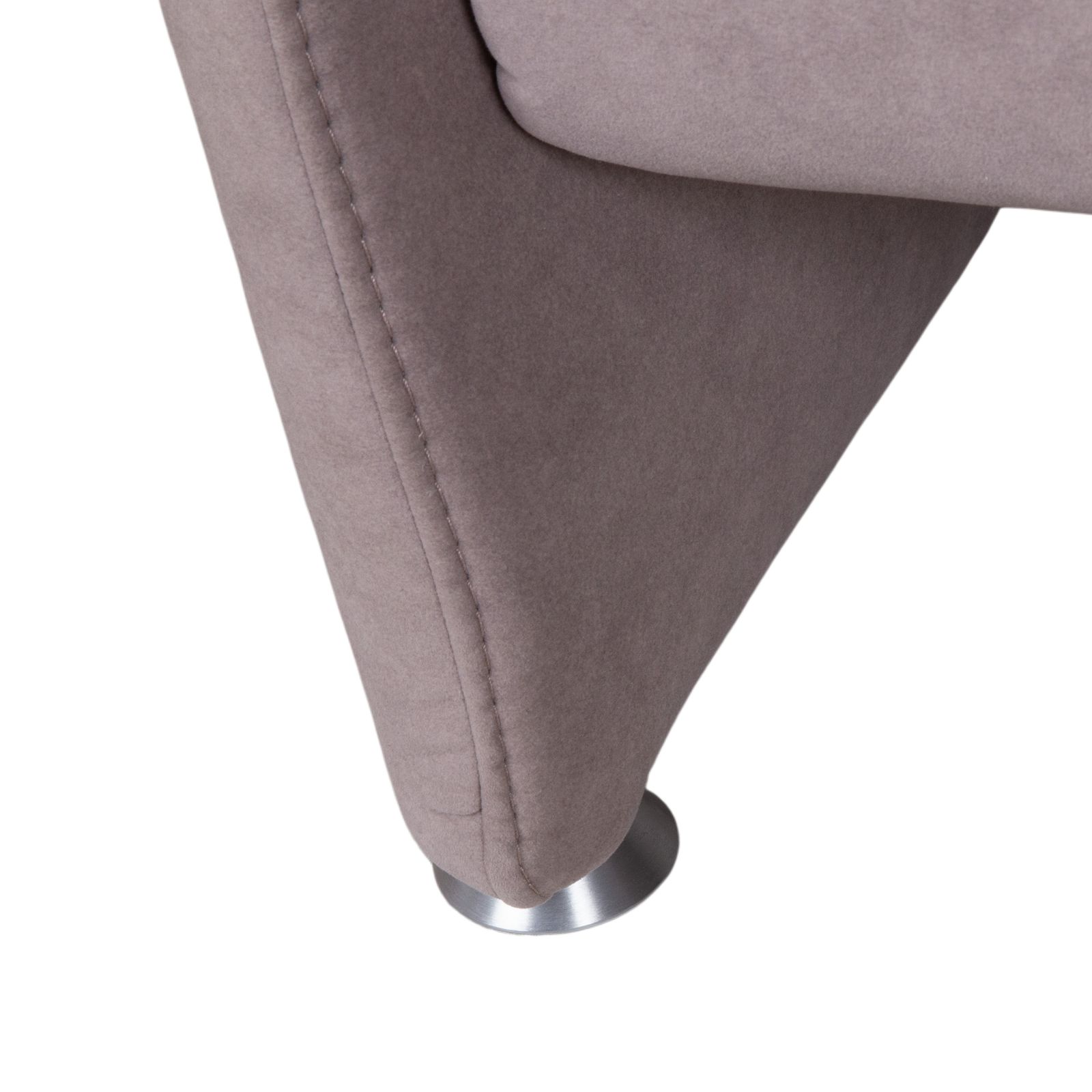 Canapé 2 places Himolla en tissu gris-bleu, fonction relax manuelle photo buy
