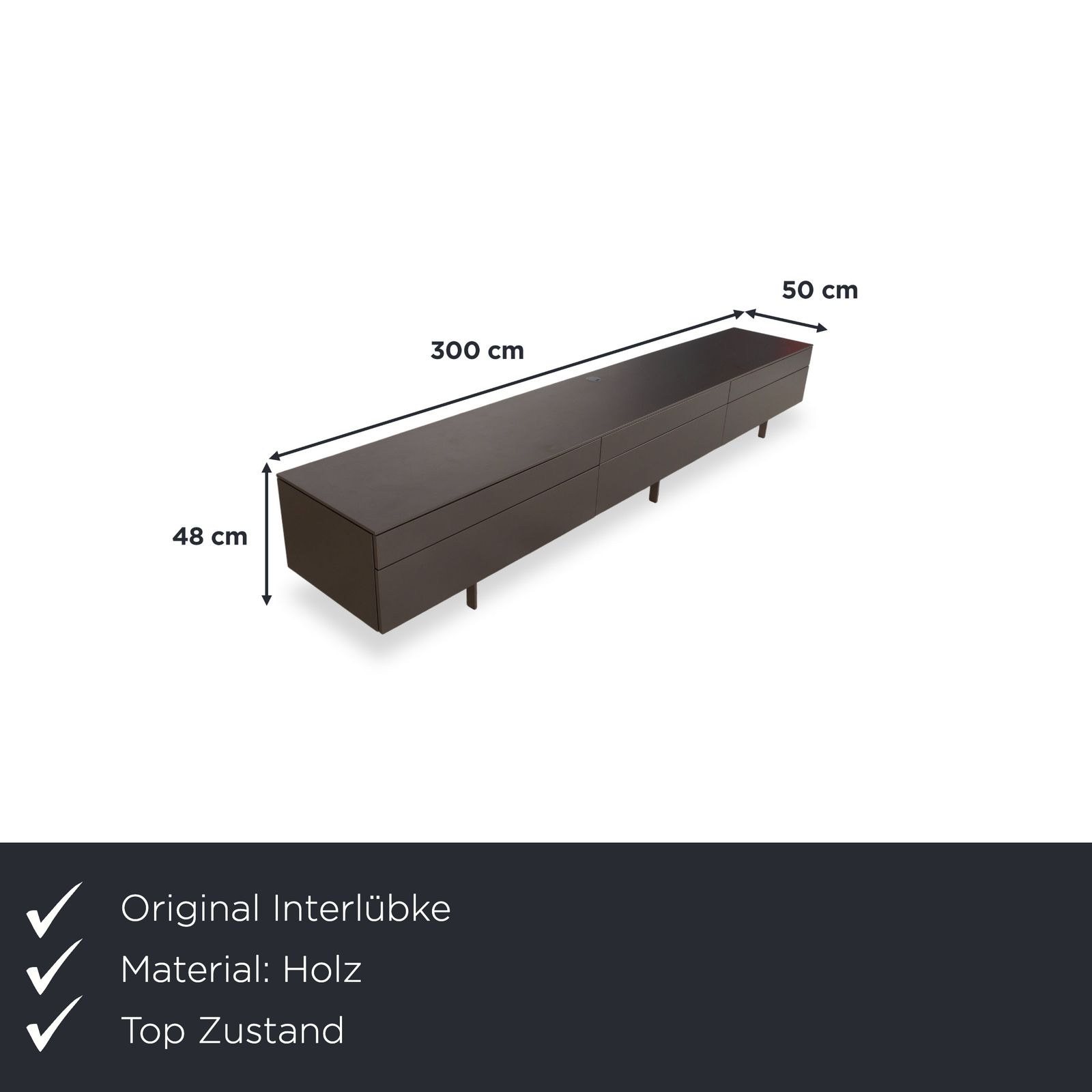 Interlübke Cube Change Wooden Sideboard Grey Lowboard photo furniture