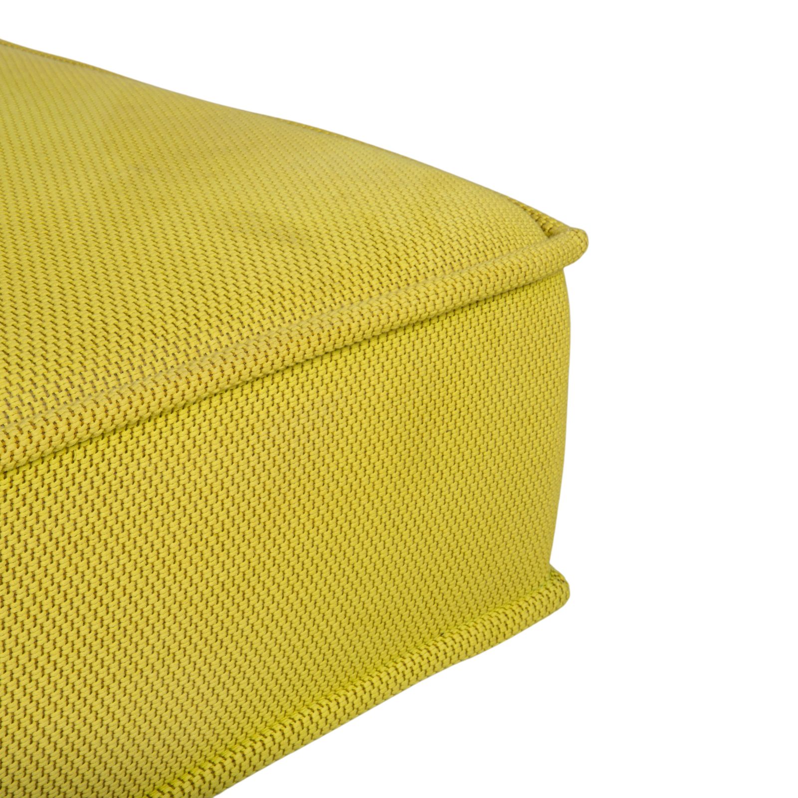 photo furniture Canapé Roche Bobois Escapade 3 places en tissu jaune-vert