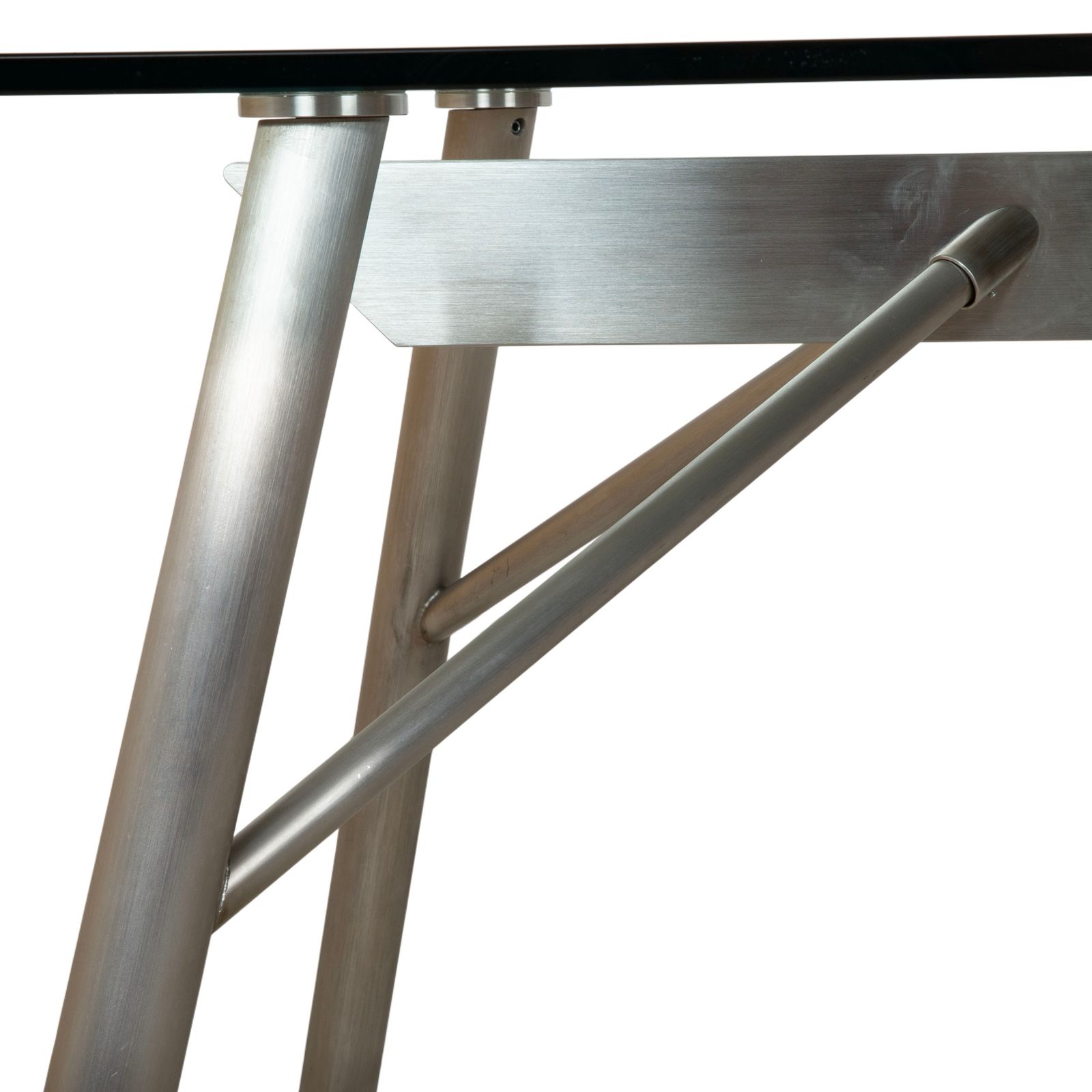 Table à manger Rolf Benz en verre argenté photo for sale