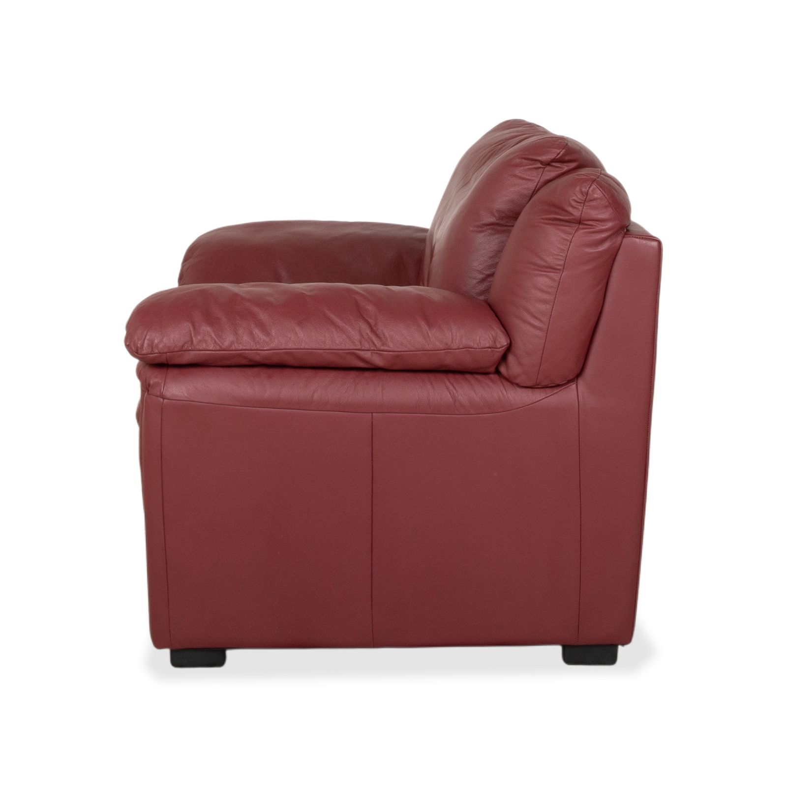 Mobilier Fauteuil Natuzzi en cuir rouge photo
