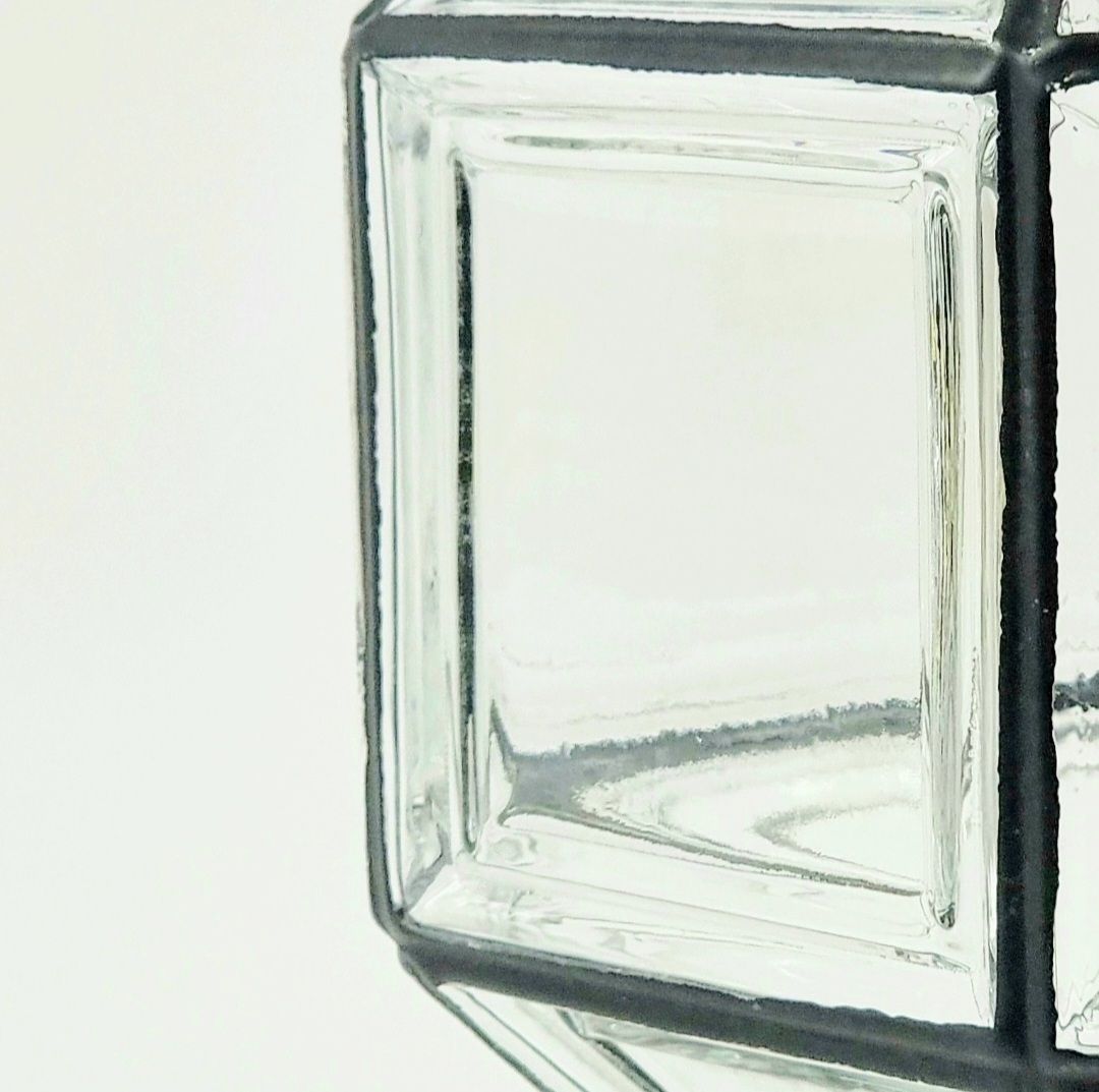 Mid-Century glazen plafondlamp van Limburg, Duitsland, jaren 1960/1970 photo Verlichting