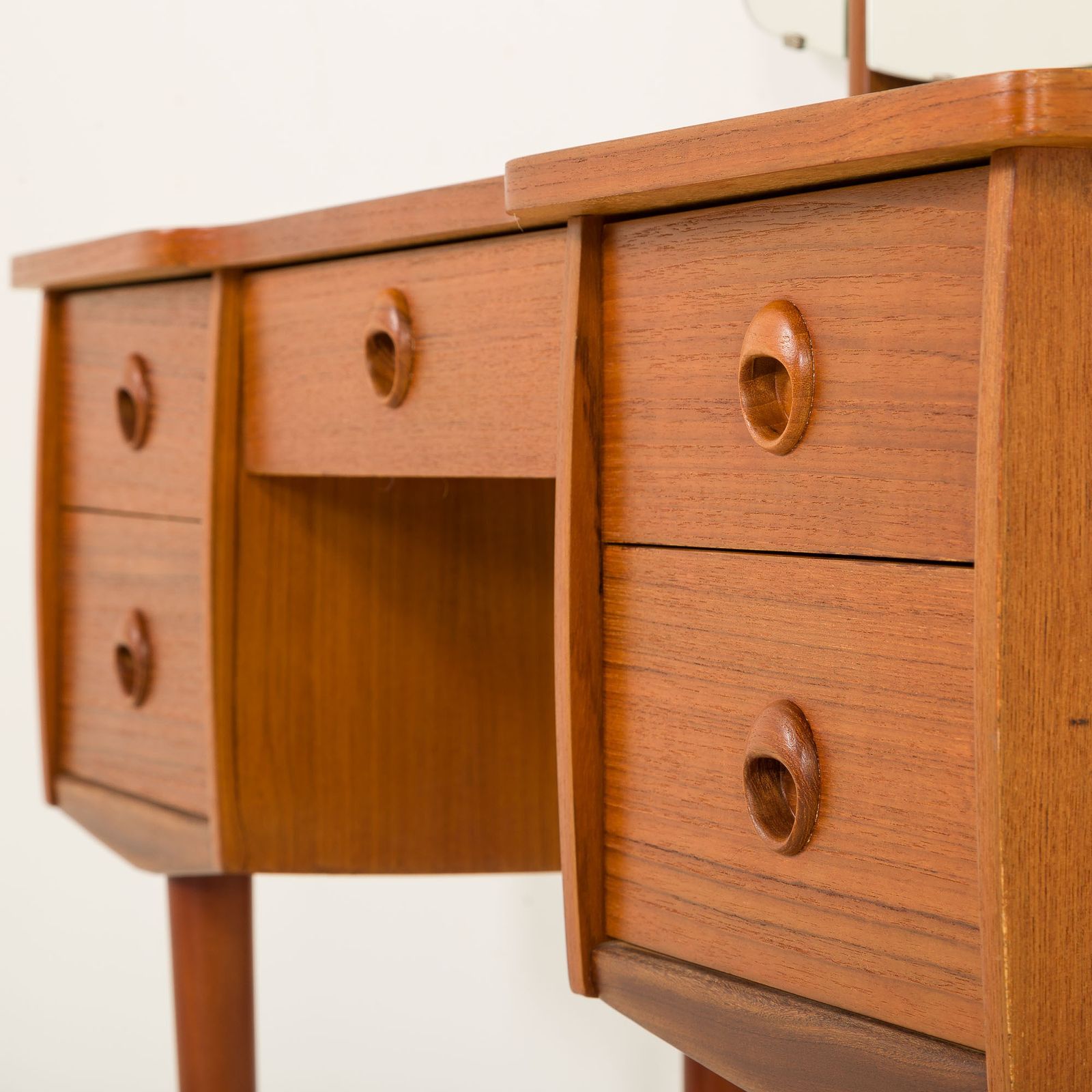 photo furniture Scandinavian Mid Century Dressing Table In Teak, Norway, 1970s
