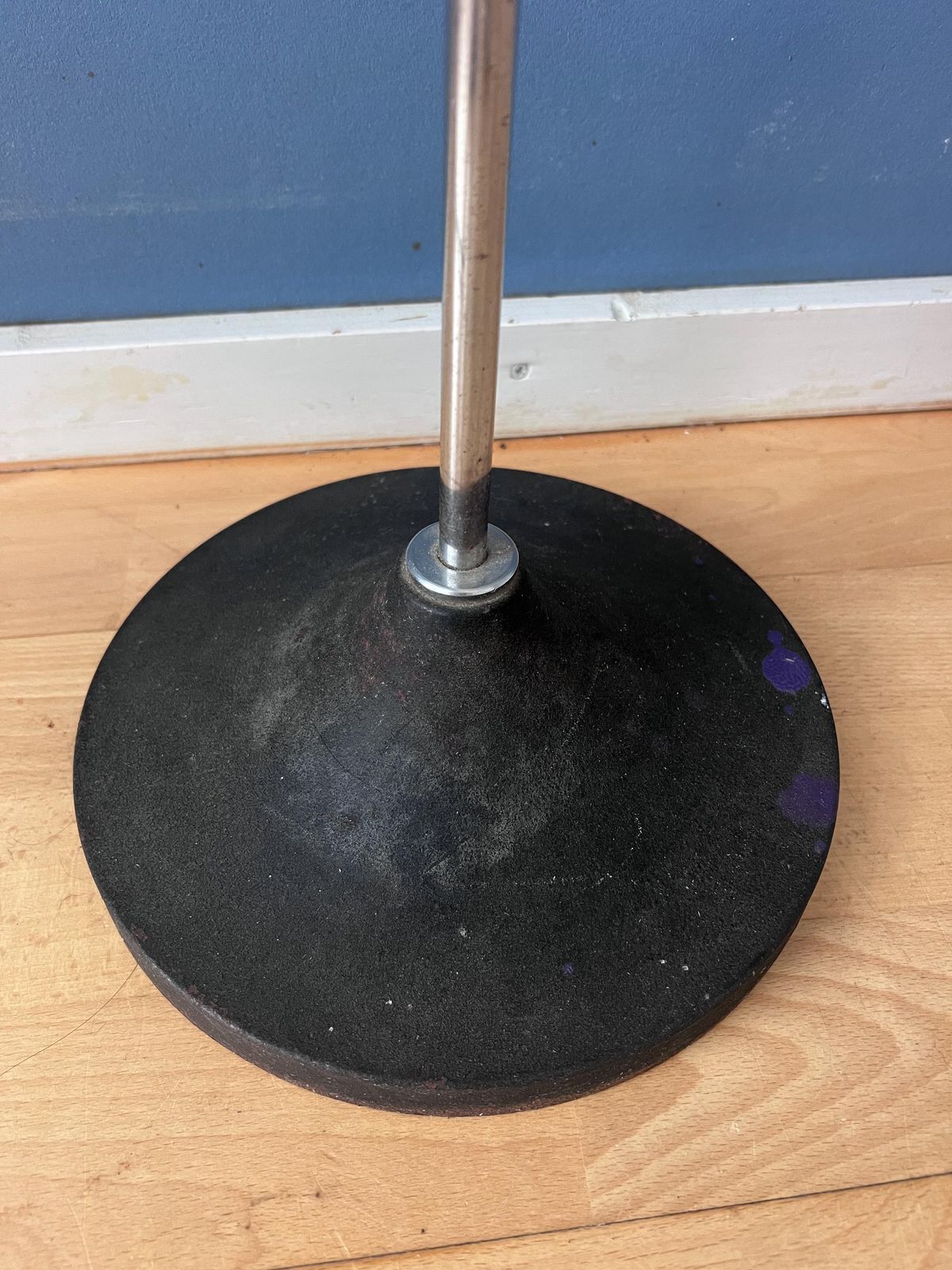 Verlichting Mid-Century Oranje Eyeball Vloerlamp photo