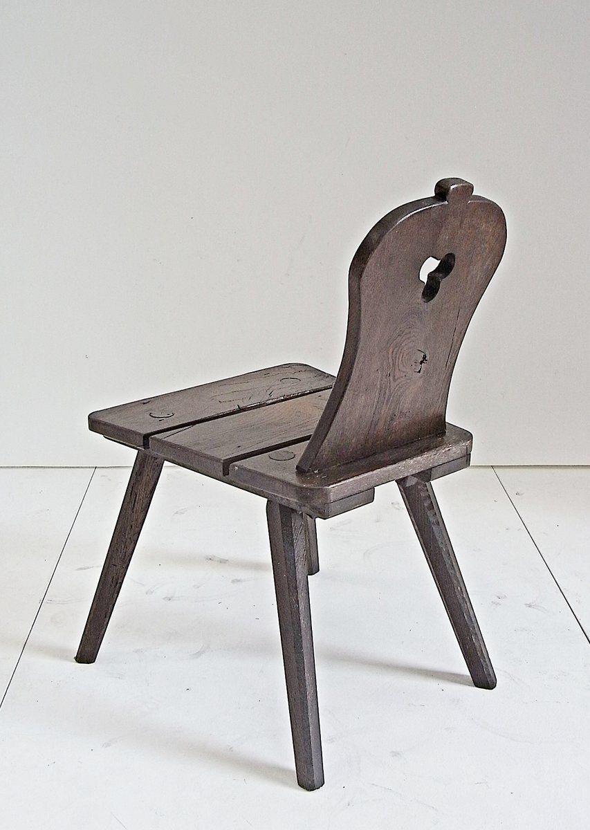 photo vinterior Alfons tuintafel met stoelen van massief eiken, jaren 1970, set van 3
