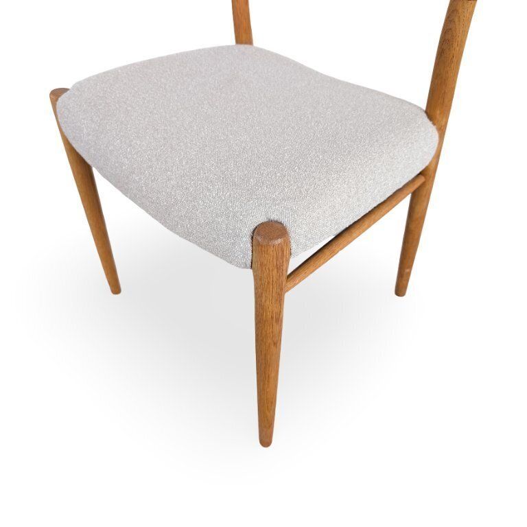 Jl Moller's Model 75 Chair, Niels Otto Møller, Teak Danish Upholstery photo buy