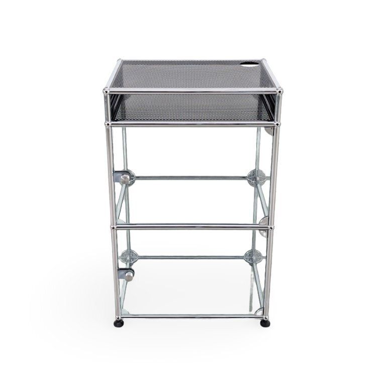 Usm Haller Hifi Chest Of Drawers, Fritz Haller Metal Record Cabinet
