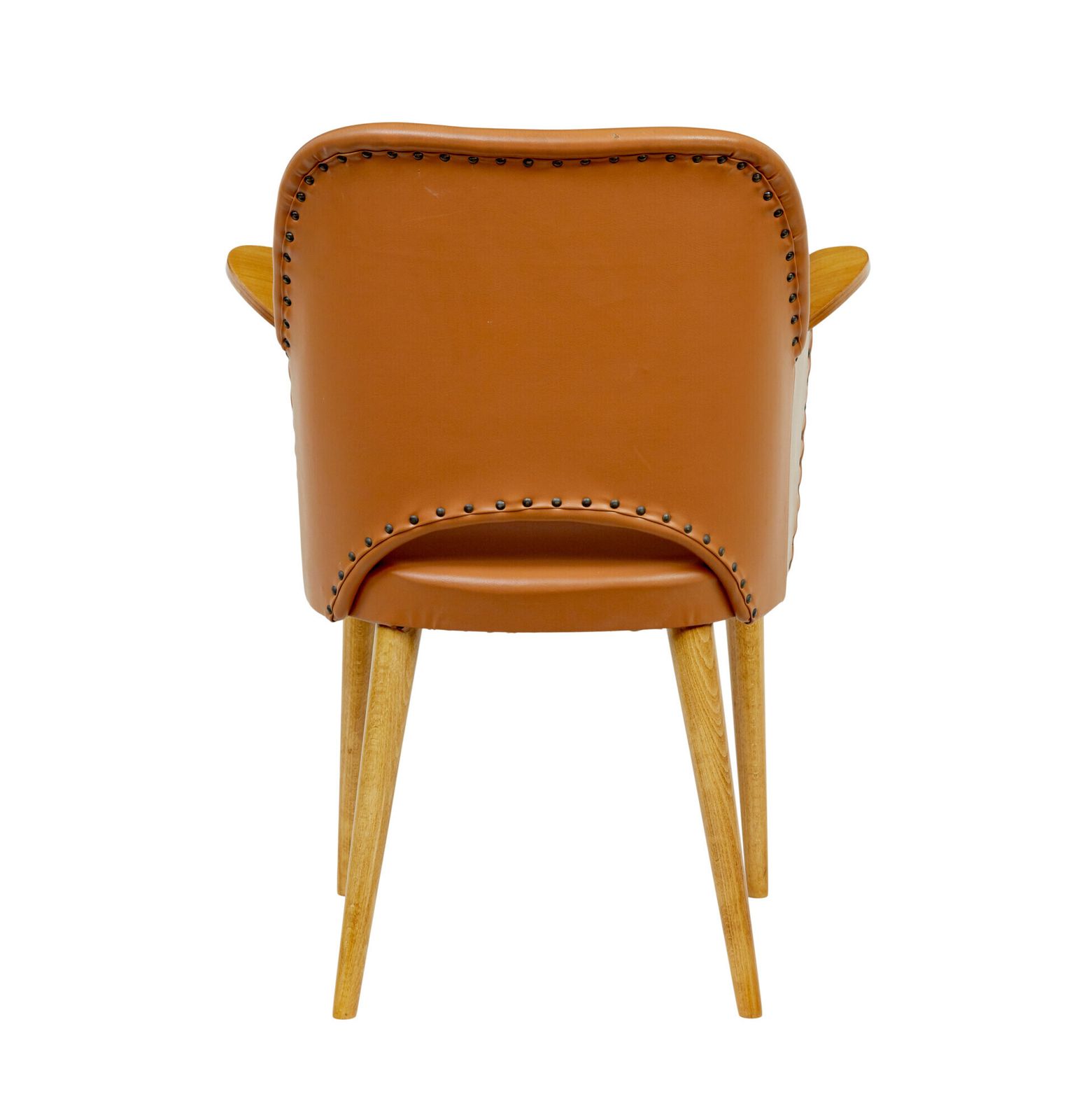 Mid Century Swedish Leather Desk Armchair photo 545.0