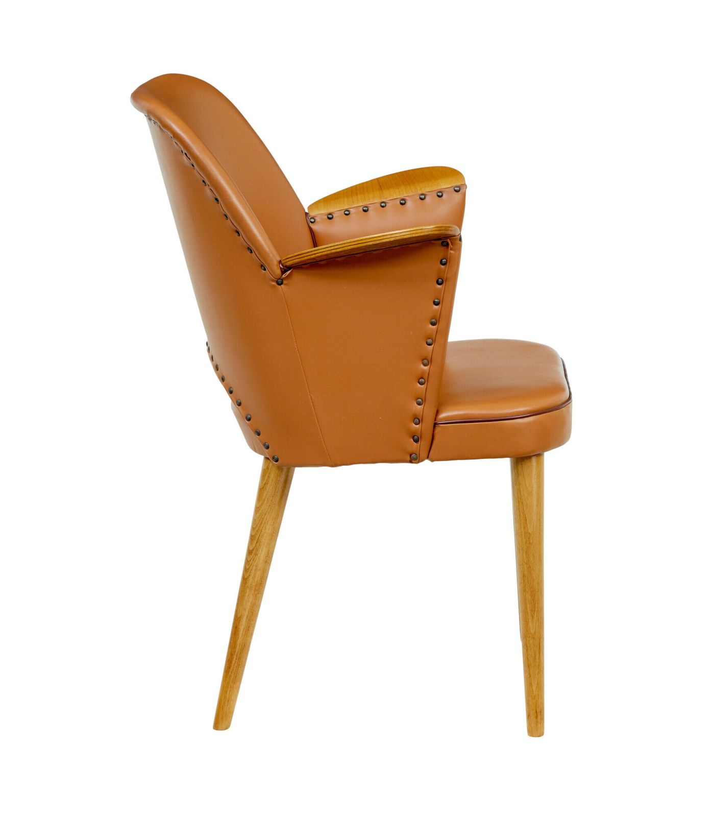 Mid-Century Zweedse Leren Bureau Fauteuil photo vinterior