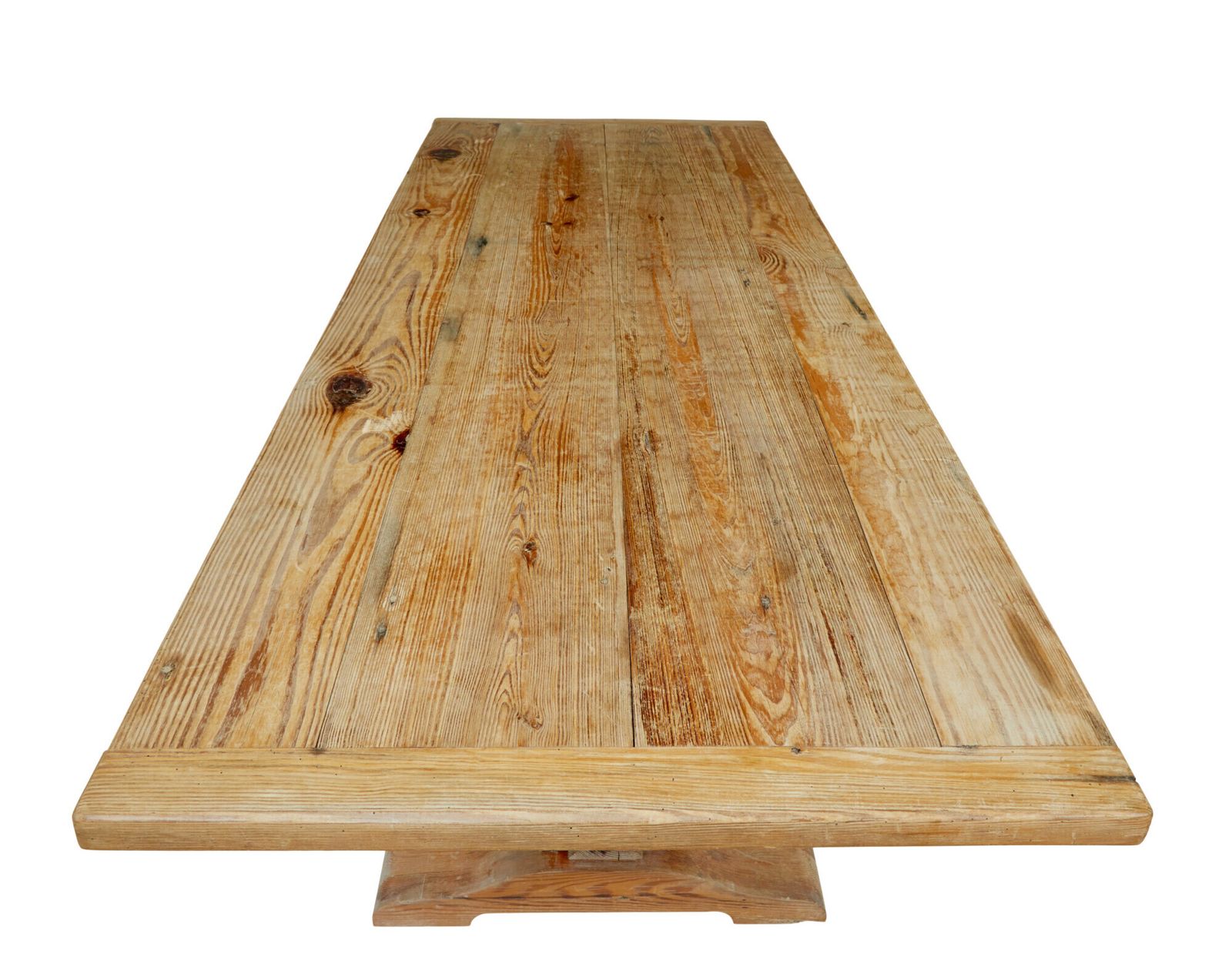 19e-eeuwse gesneden grenen reftereettafel photo Meubels