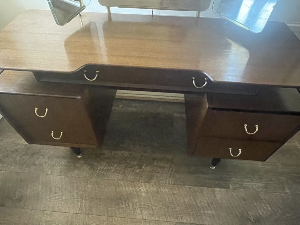 G Plan Teak Dressing Table   Mid Century Modern Vanity photo for sale