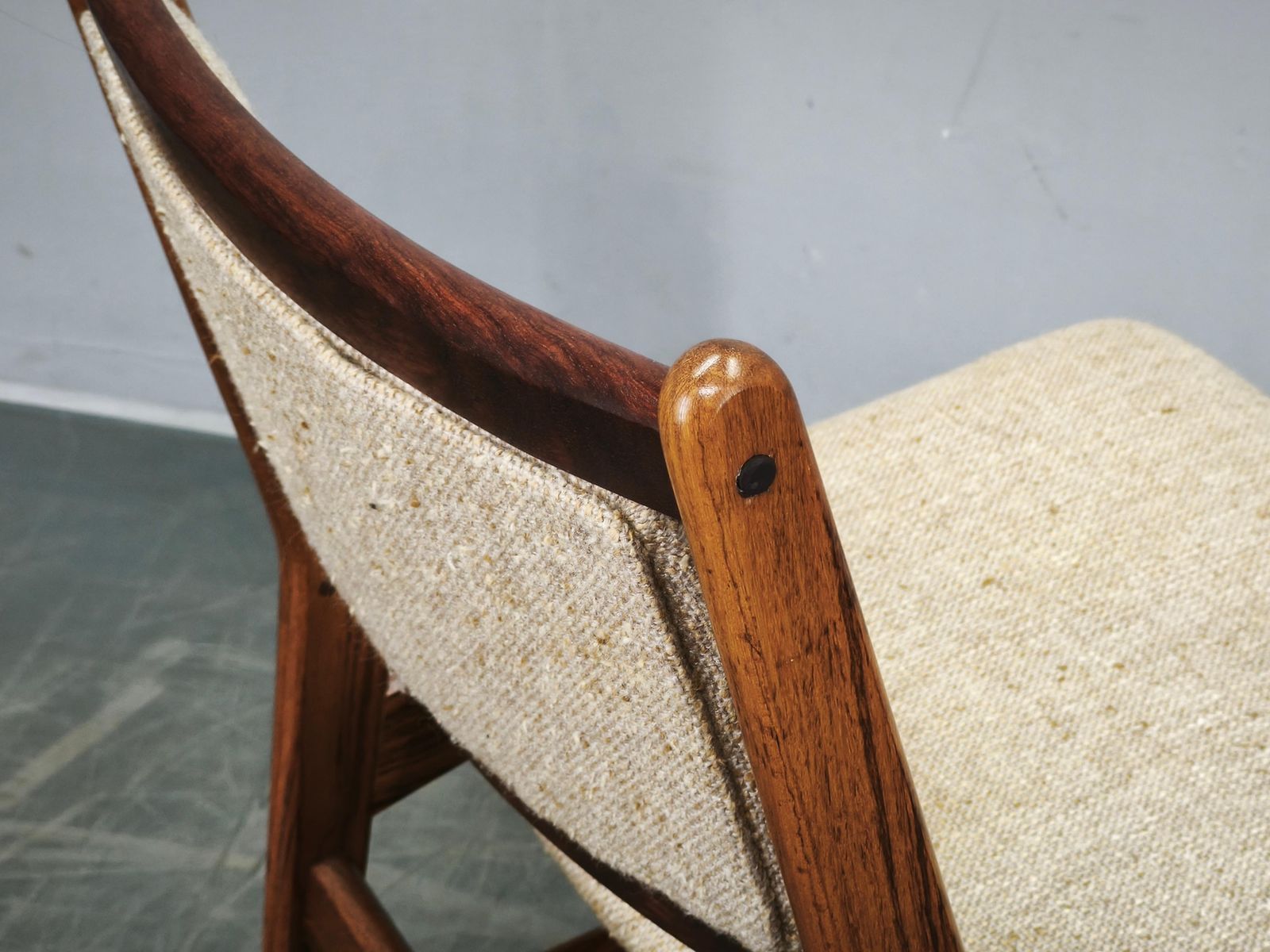 Lot de 4 chaises de salle à manger Hugo Frandsen pour Spøttrup, Danemark, années 1960 photo vinterior