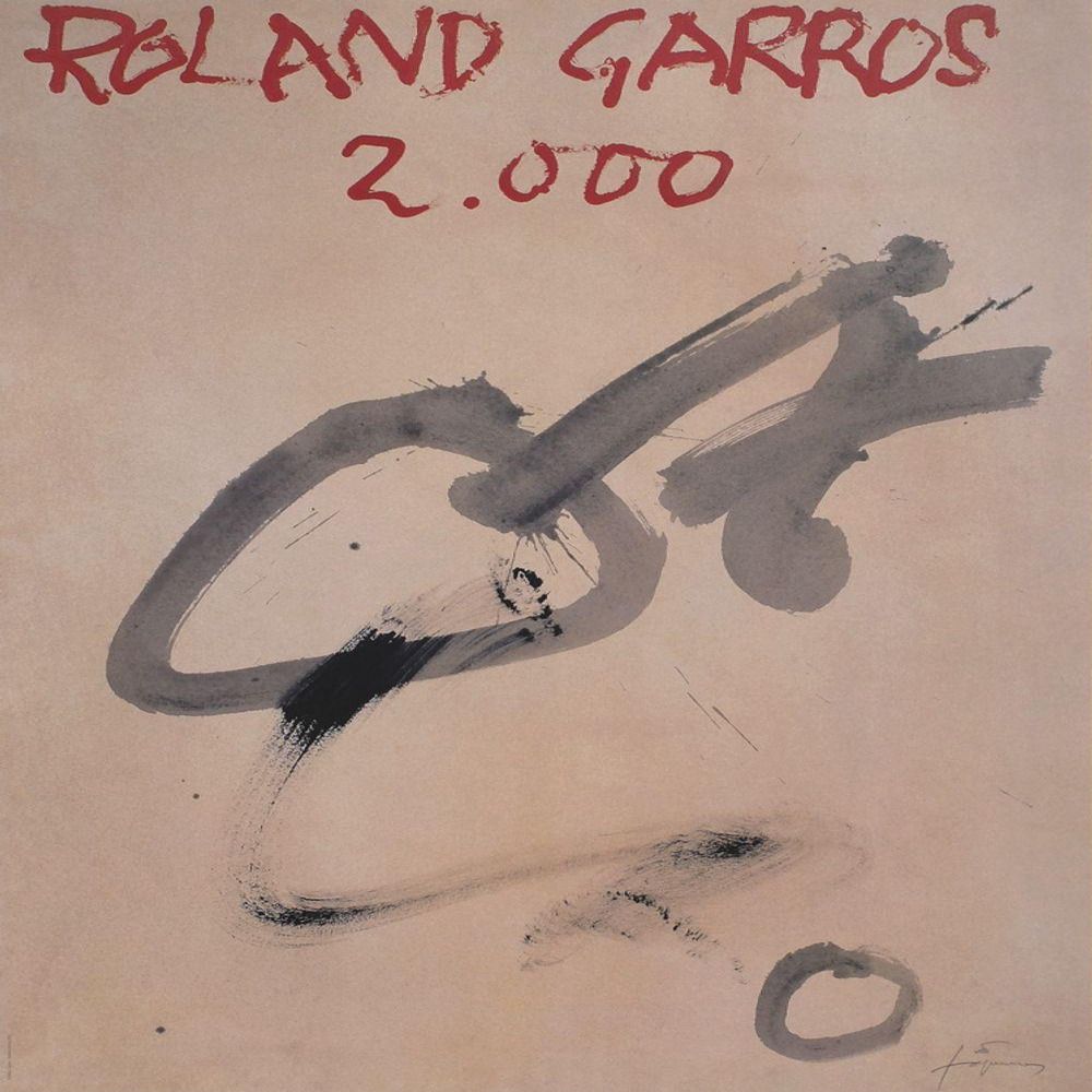 2000 Antoni Tapies Roland Garros Poster