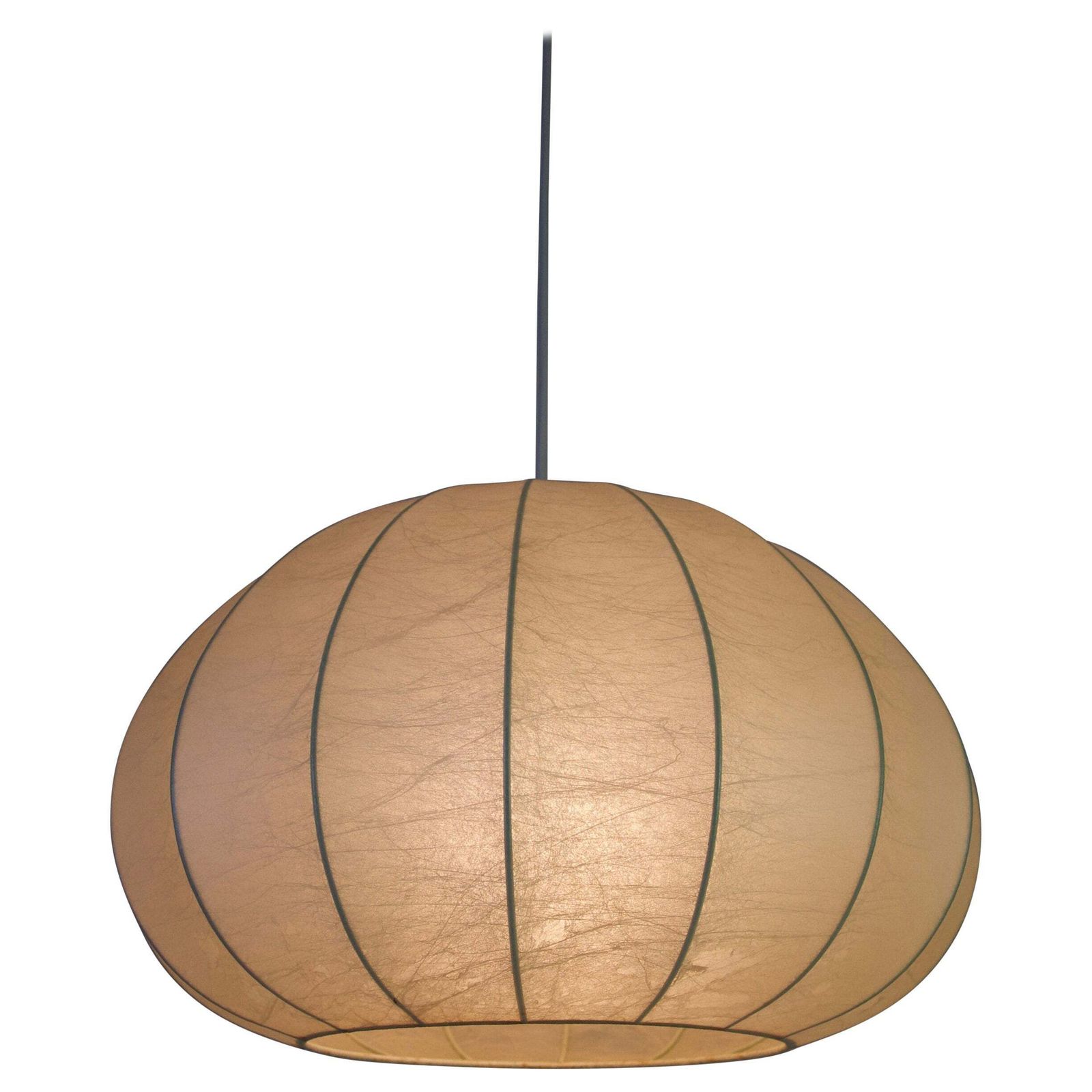 Mid-Century ronde cocon hanglamp, jaren 1960, Italië