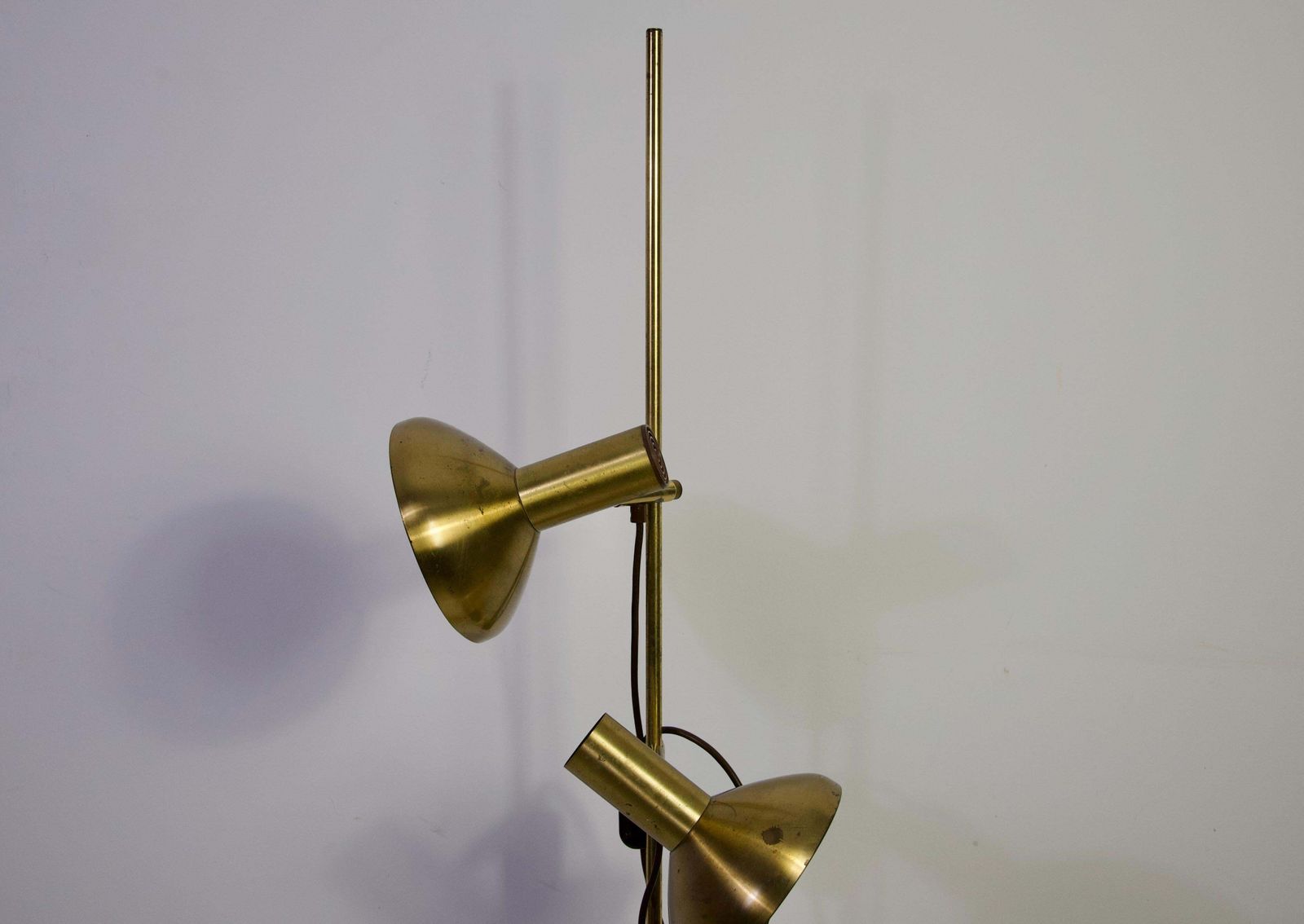 Brass Adjustable Floor Lamp, Germany, 1970s photo vinterior
