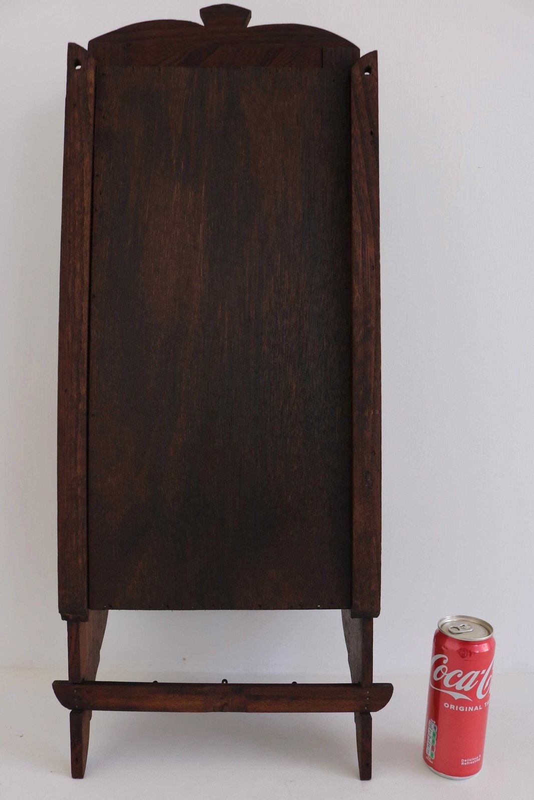 photo vintage Antieke Eiken Gangspiegels Met Lades & Haken – Wandorganizer Voor De Gang