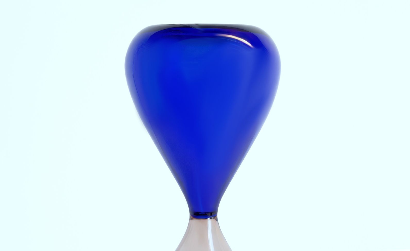 Venini Hourglass   Murano Glass   Fulvio Bianconi   Blue / Rose' photo furniture