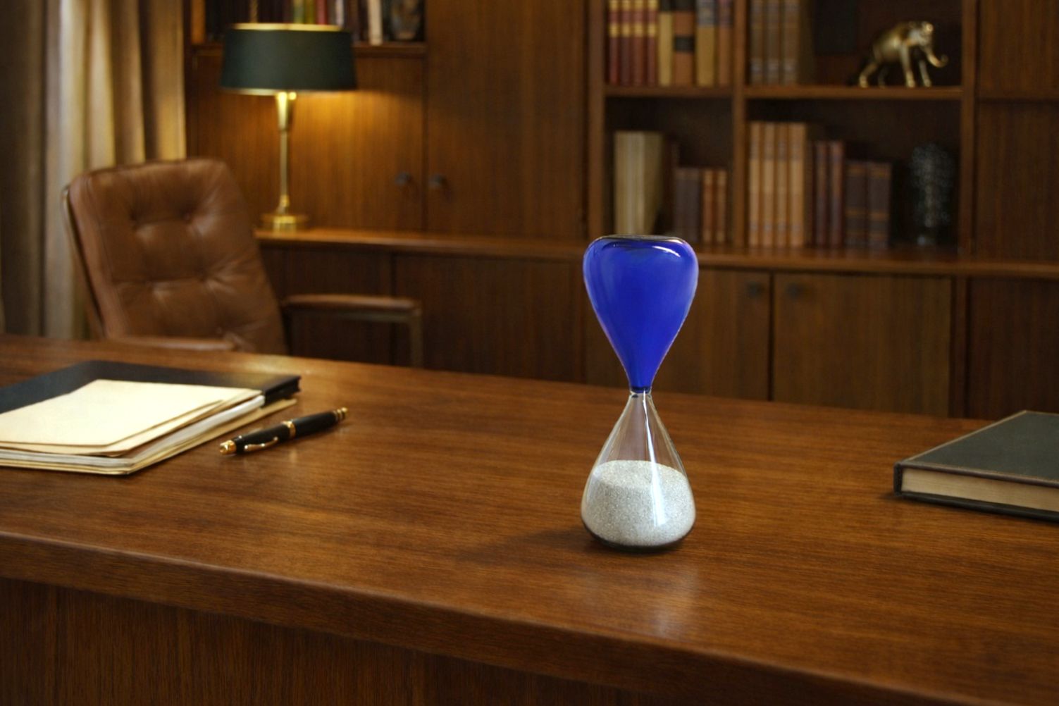 Venini Hourglass   Murano Glass   Fulvio Bianconi   Blue / Rose' photo vintage