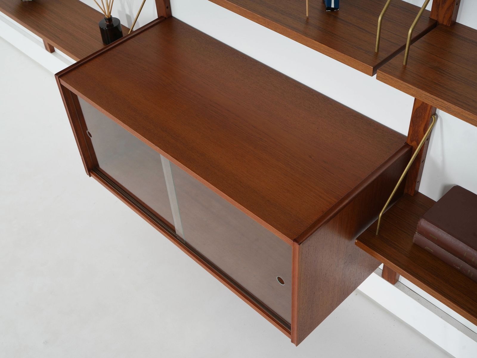 Teakhouten modulaire kast, Deens design, jaren 1960, gemaakt in Denemarken photo buy