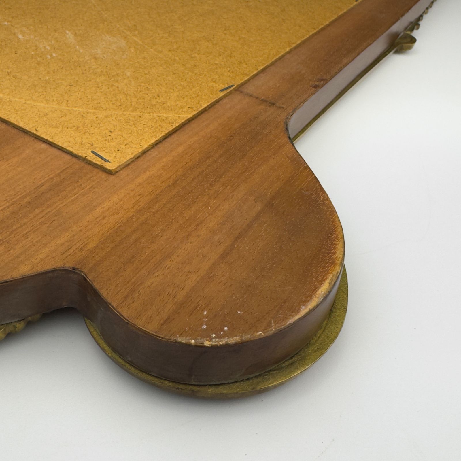 photo furniture Vintage grote houten wandspiegel, Italië ca. jaren 1950
