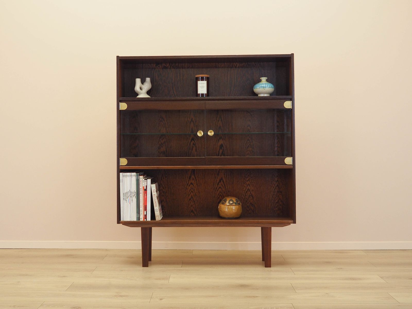 Eiken boekenkast, Deens design, jaren 1970, gemaakt in Denemarken photo for sale