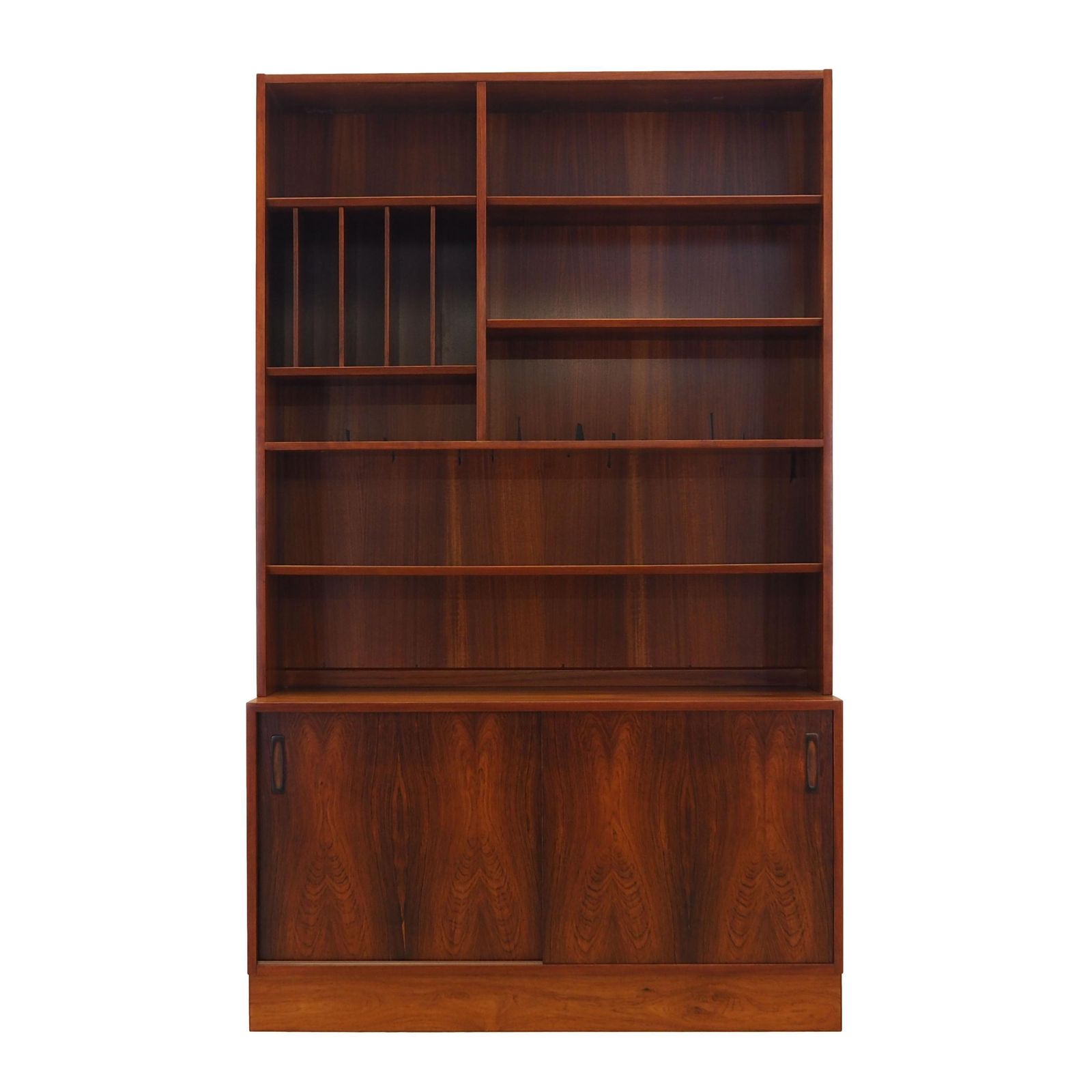 Palissander boekenkast, Deens design, jaren 1970, geproduceerd door Hundevad