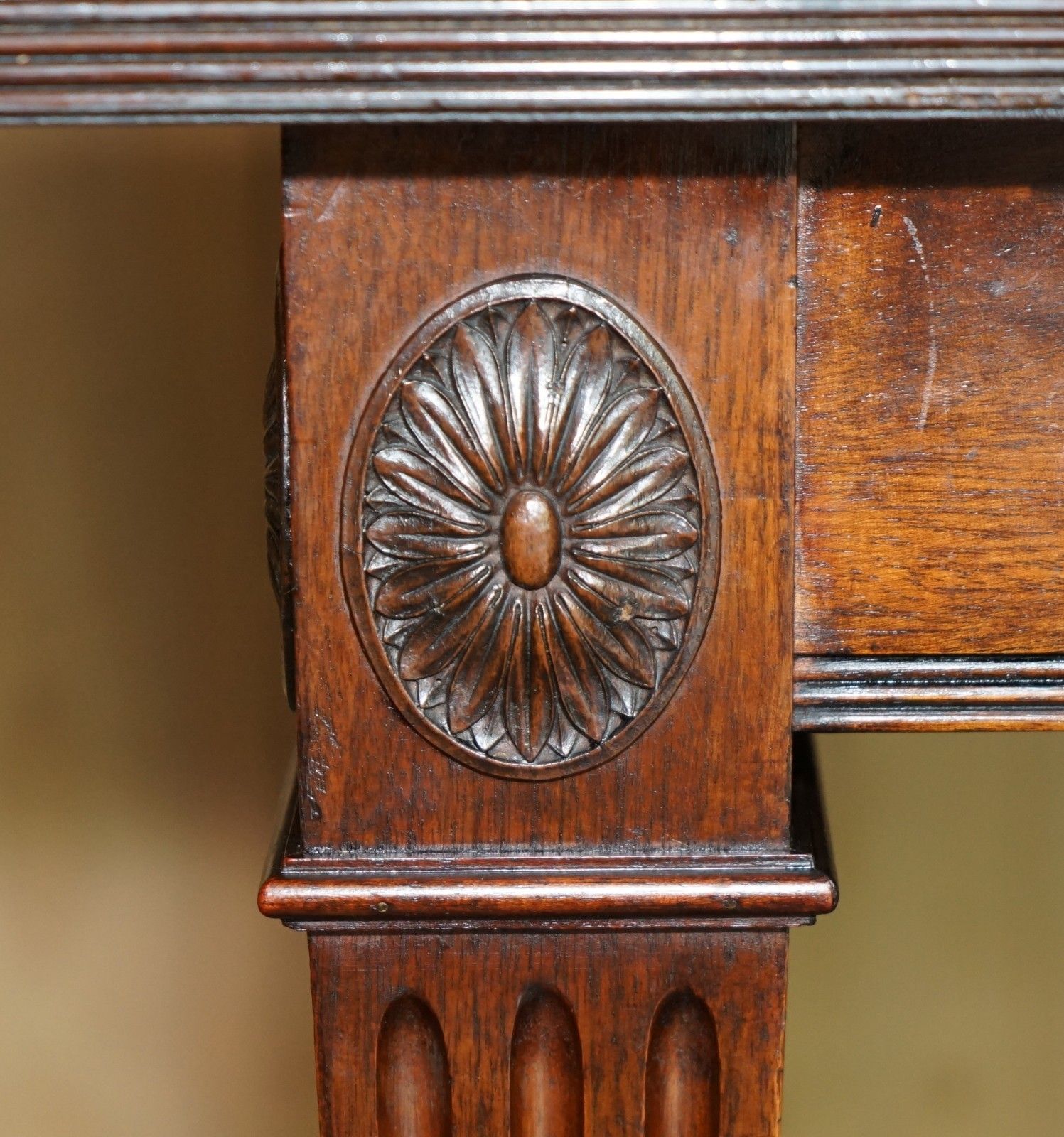 photo furniture Antique English Victorian Mahogany James Jas Shoolbred Extending Dining Table