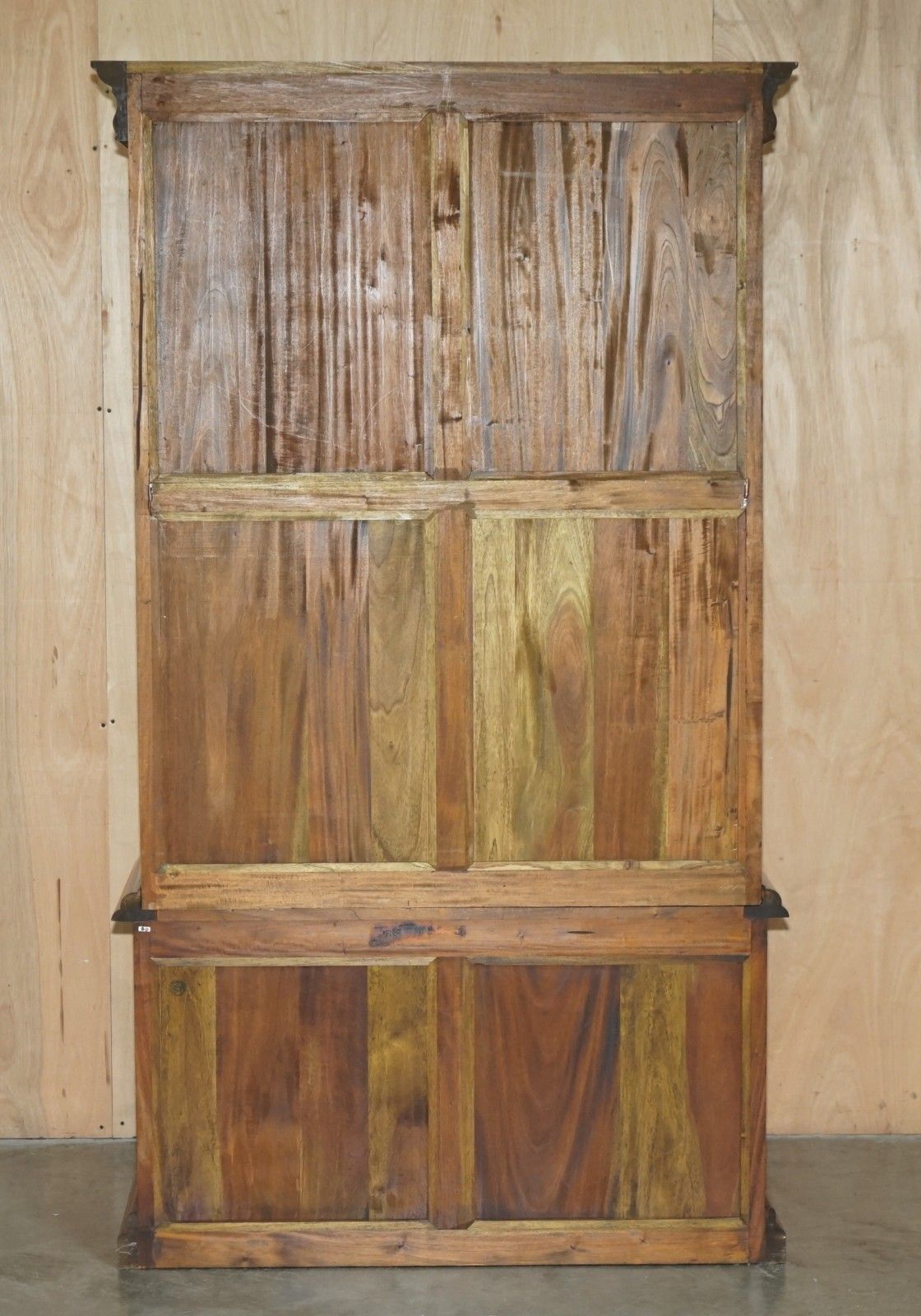 1450.0 Solid Hardwood Two Door Double Wardrobe With Four Drawer Folded Clothes Base photo