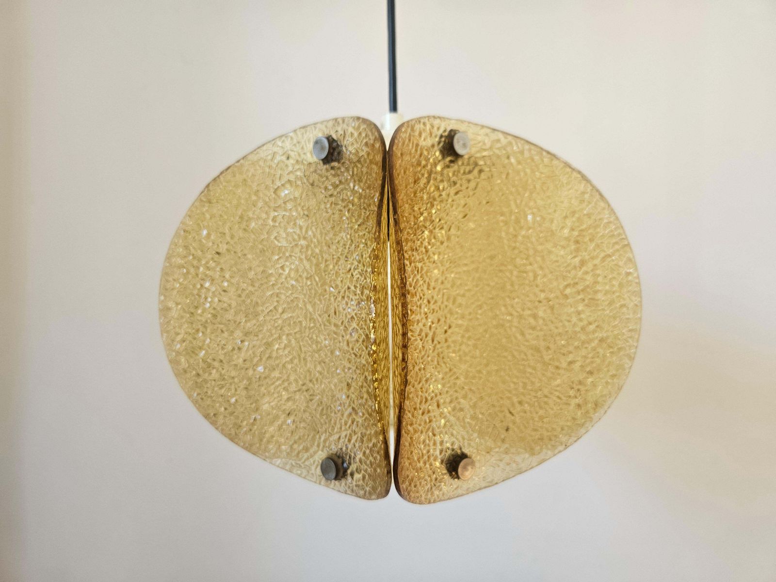 Very Rare Midcentury Glass Pendant, Germany, 1960s photo furniture