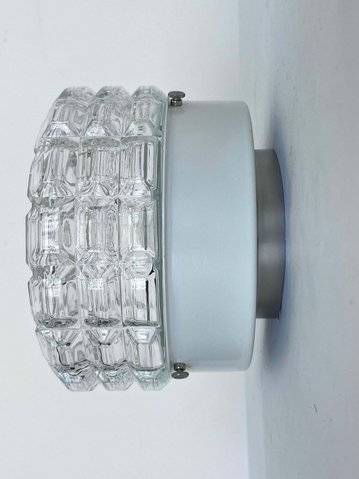 Design mid-century wand- of plafondlamp, plafondlamp (flushmount), ca. jaren 1970 — 5 stuks beschikbaar photo vinterior