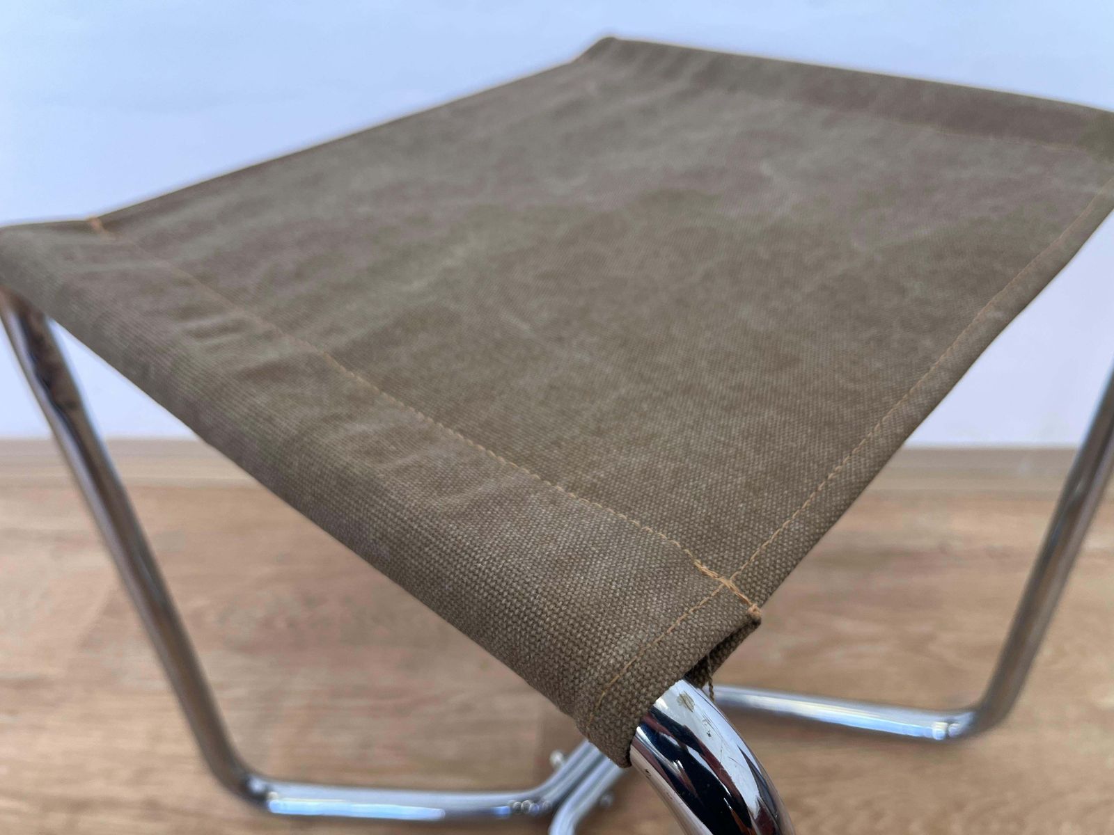 photo furniture Chrome Tubular Steel Bauhaus Stool Thonet B8 By Marcel Breuer, 1930