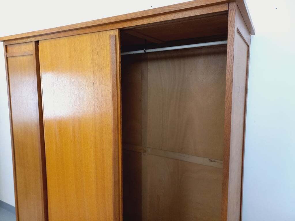 photo vinterior Wardrobe With Two Oak Doors 3, 1960s