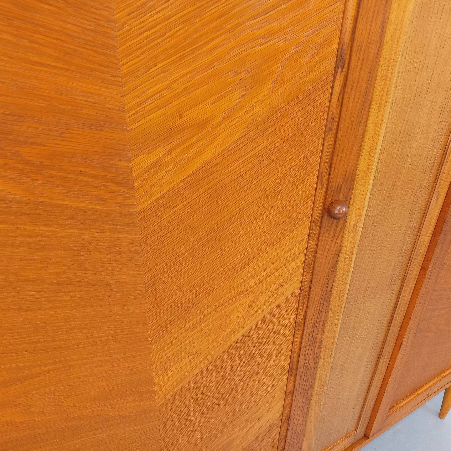 Oak Wardrobe With Two Doors 4, 1960s photo vinterior