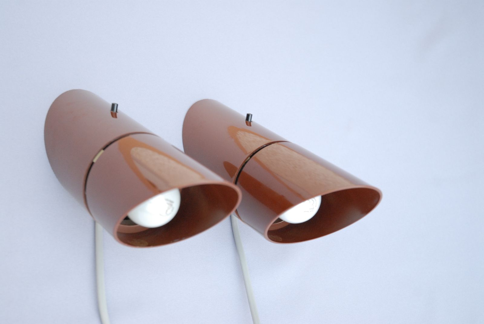 photo furniture Pair Of Phister Wall Lamps By Hans Due For Fog & Mørup, Denmark, 1977