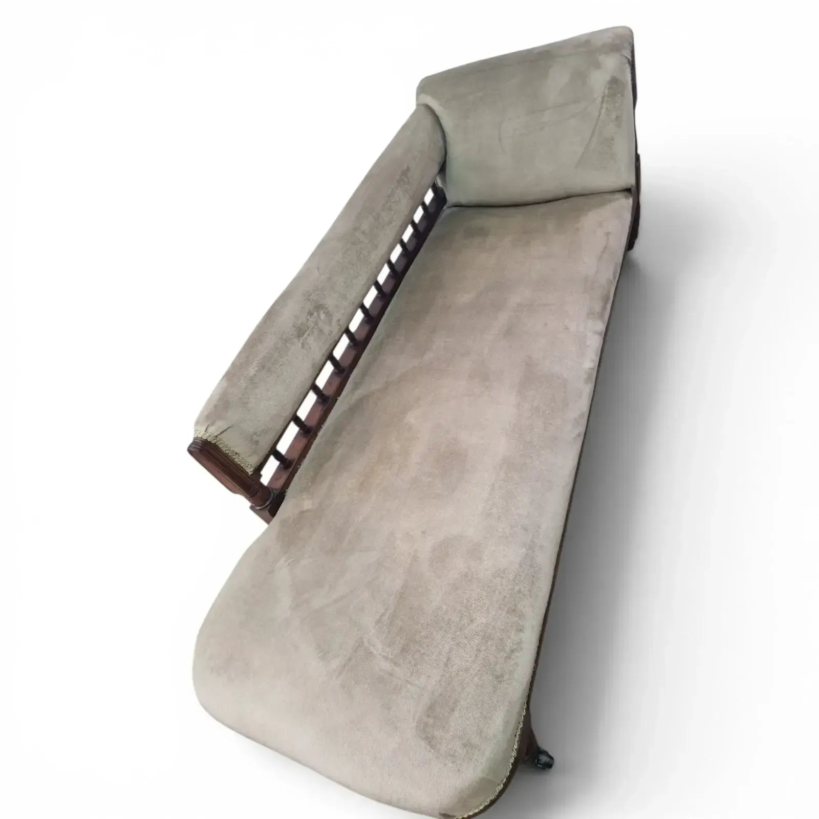 Victorian Style Chaise Longue Button Back Daybed Lounge Chair Sofa Settee photo 395.0