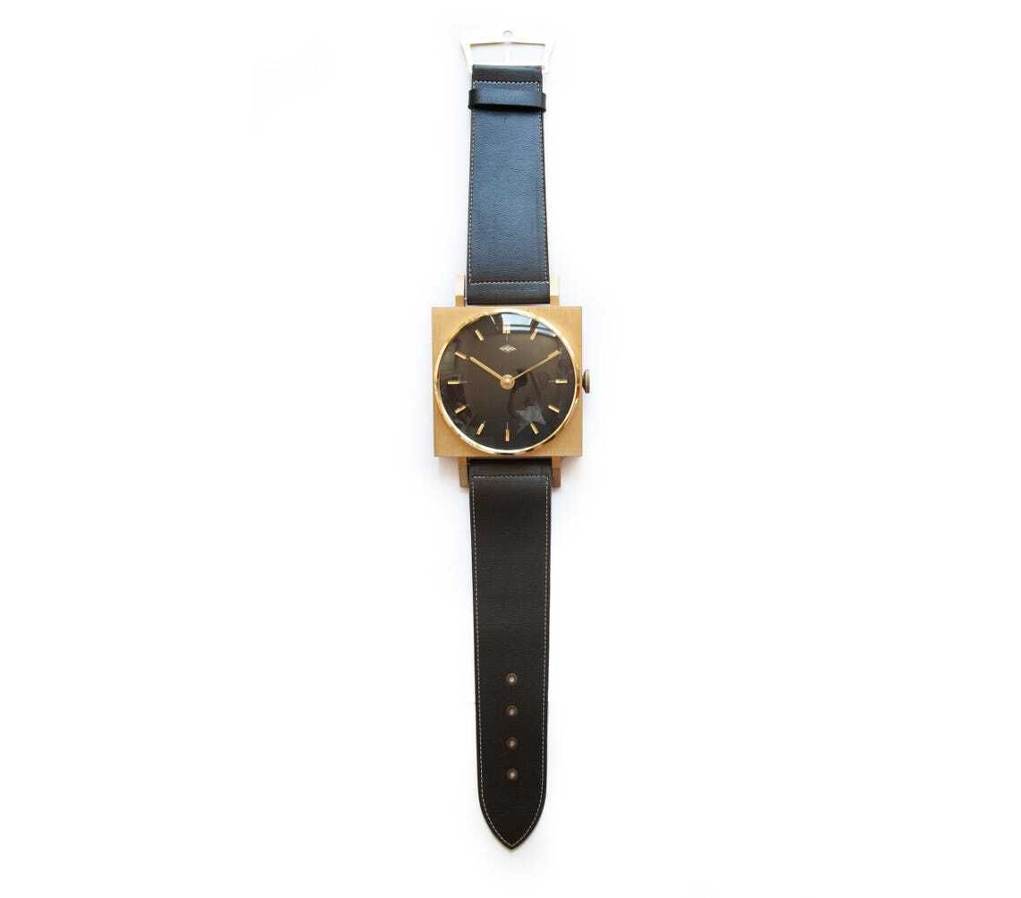 XL 30" WLH Germany Wandklok Horloge Stijl Mid-Century Modernisme Kienzle Groot photo furniture