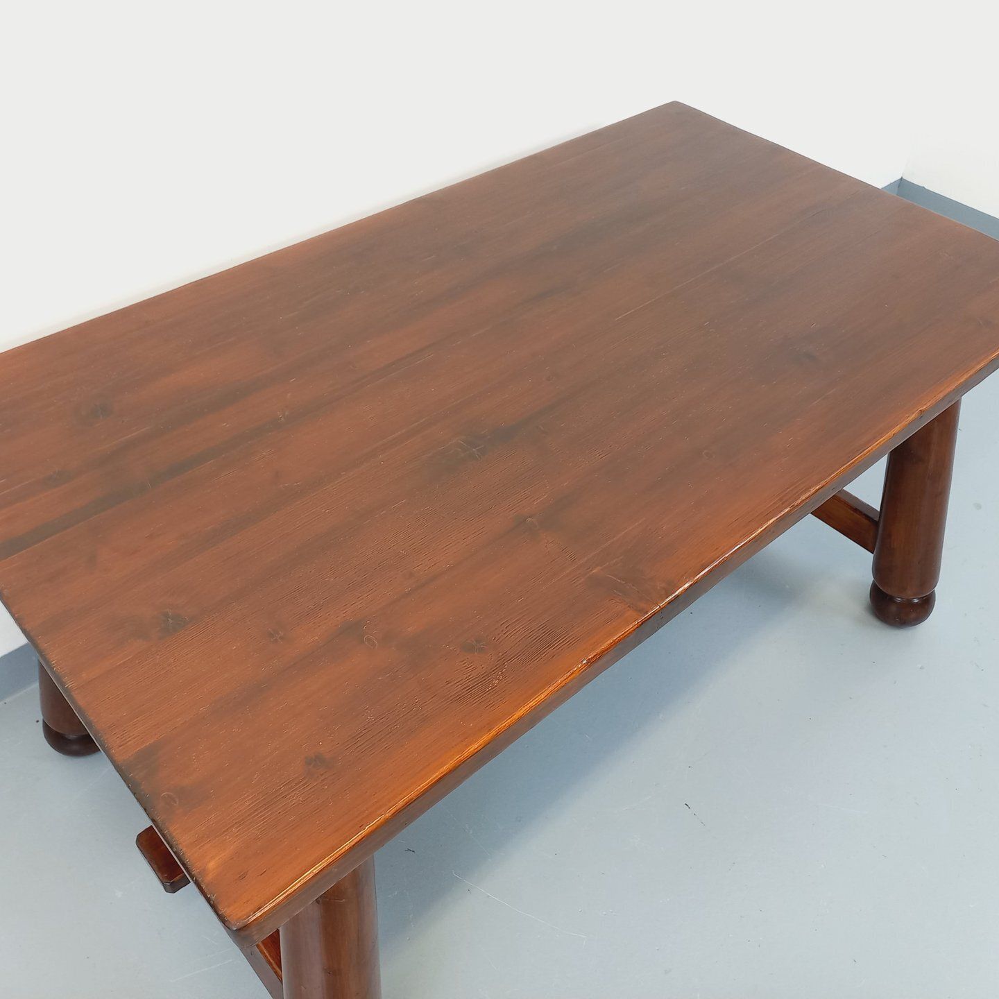 photo furniture Georges Robert Brutalist Rectangular Pine Table