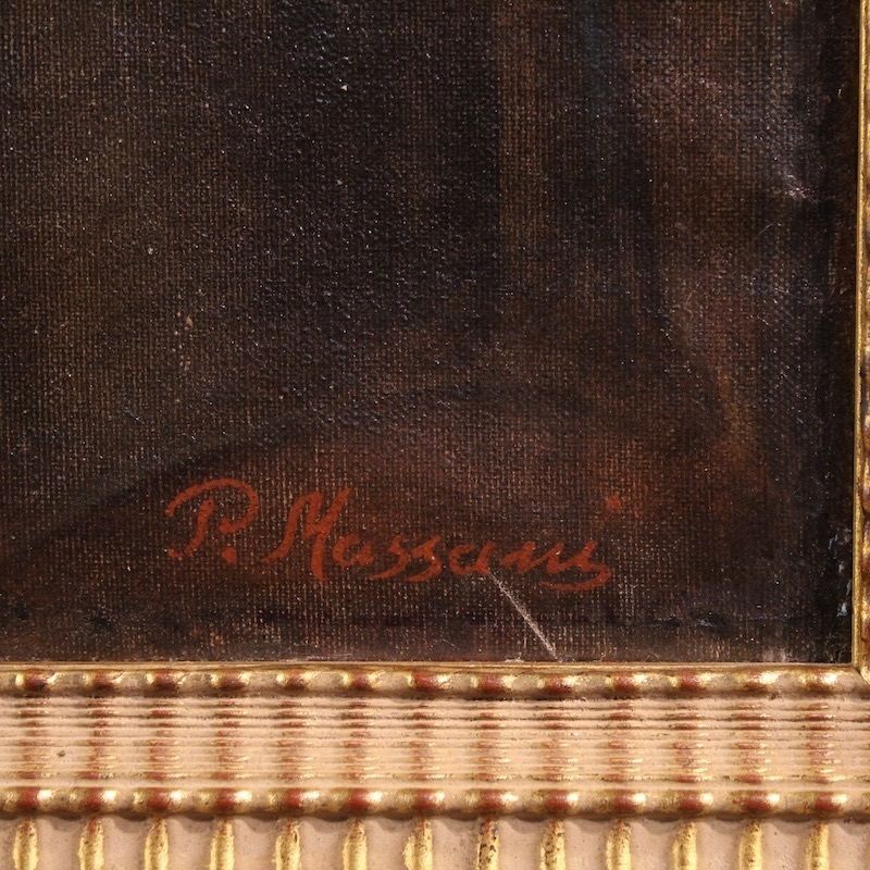Schilderij gesigneerd Pompeo Massani, Allegorie van de Overwinning photo buy