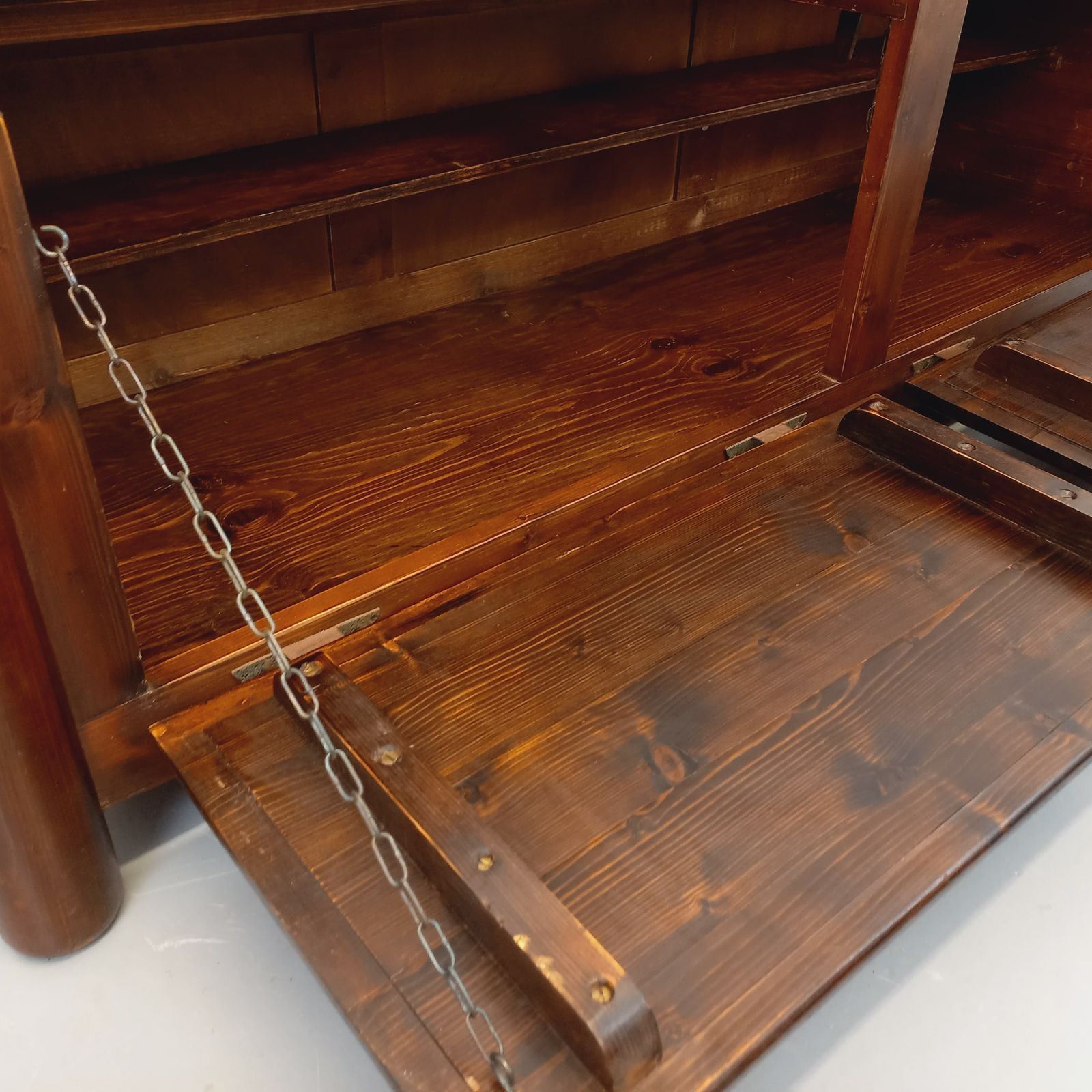 photo buy Georges Robert Brutalist Pine Dressoir