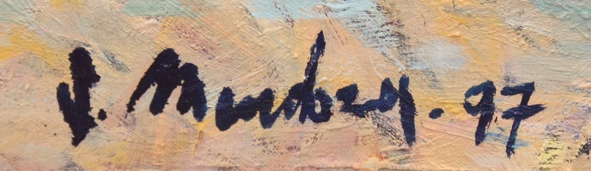 Antiek olieverfschilderij op doek, Impressionistisch vrouwenportret | 20e eeuw photo buy